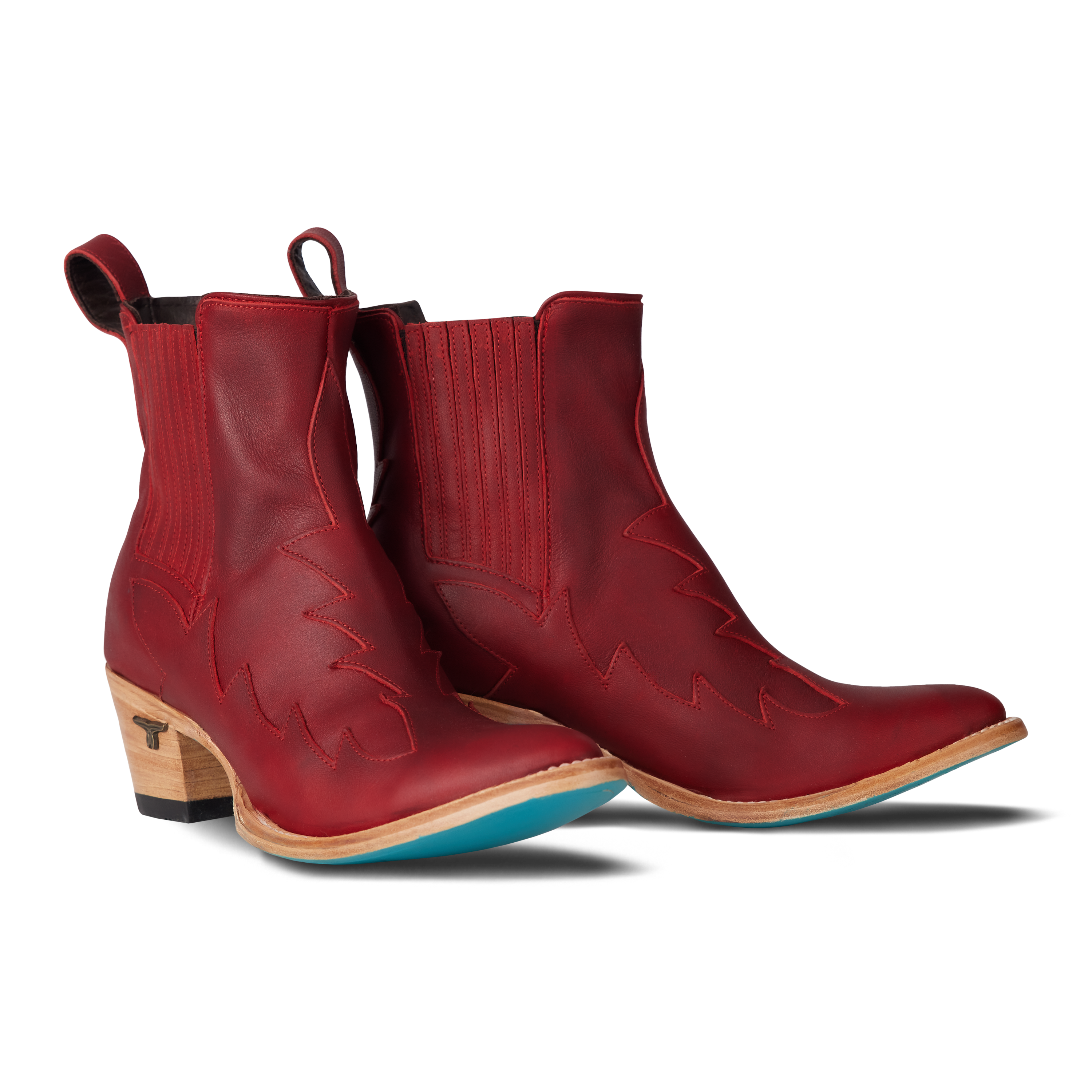 Western Chelsea Bootie - Smoldering Ruby Ladies Bootie Smoldering Ruby Western Fashion by Lane