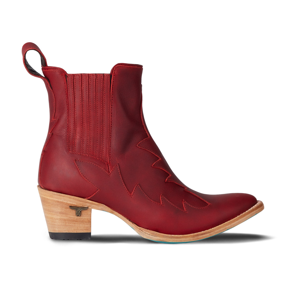 Western Chelsea Bootie - Smoldering Ruby Ladies Bootie Western Fashion by Lane