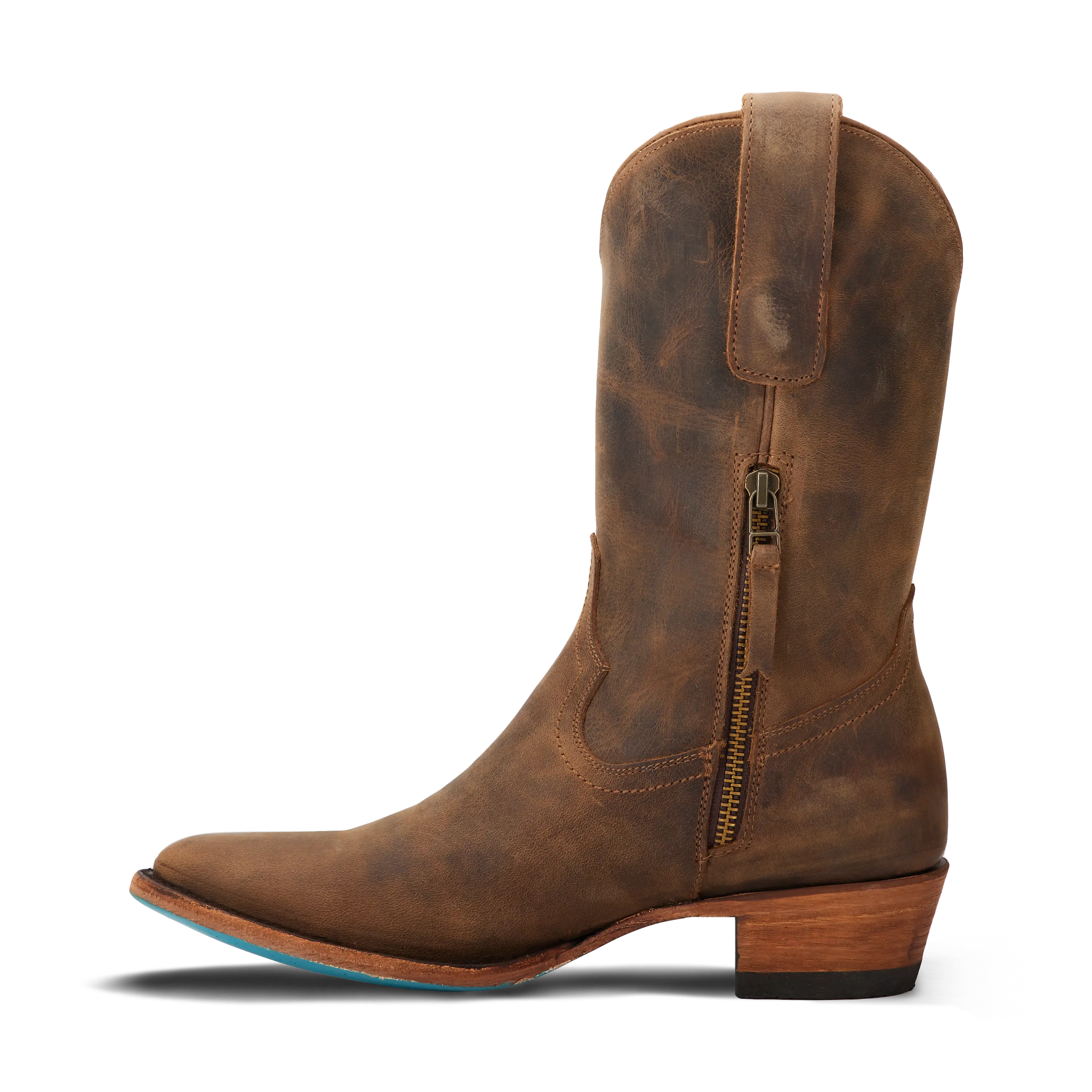 Plain Jane Midi - Burnt Caramel Ladies Boot Western Fashion by Lane