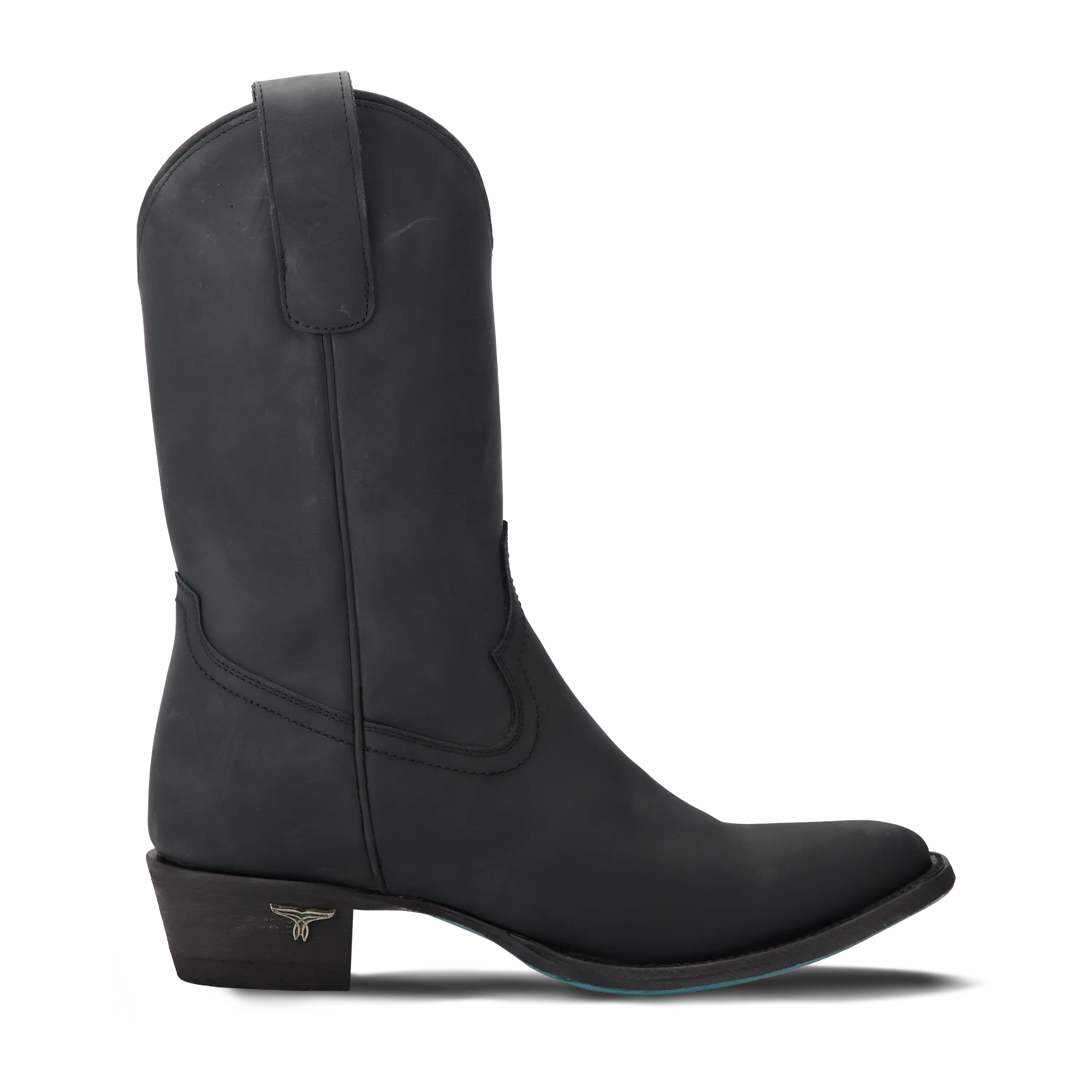 Plain Jane Midi - Matte Black Ladies Boot Western Fashion by Lane
