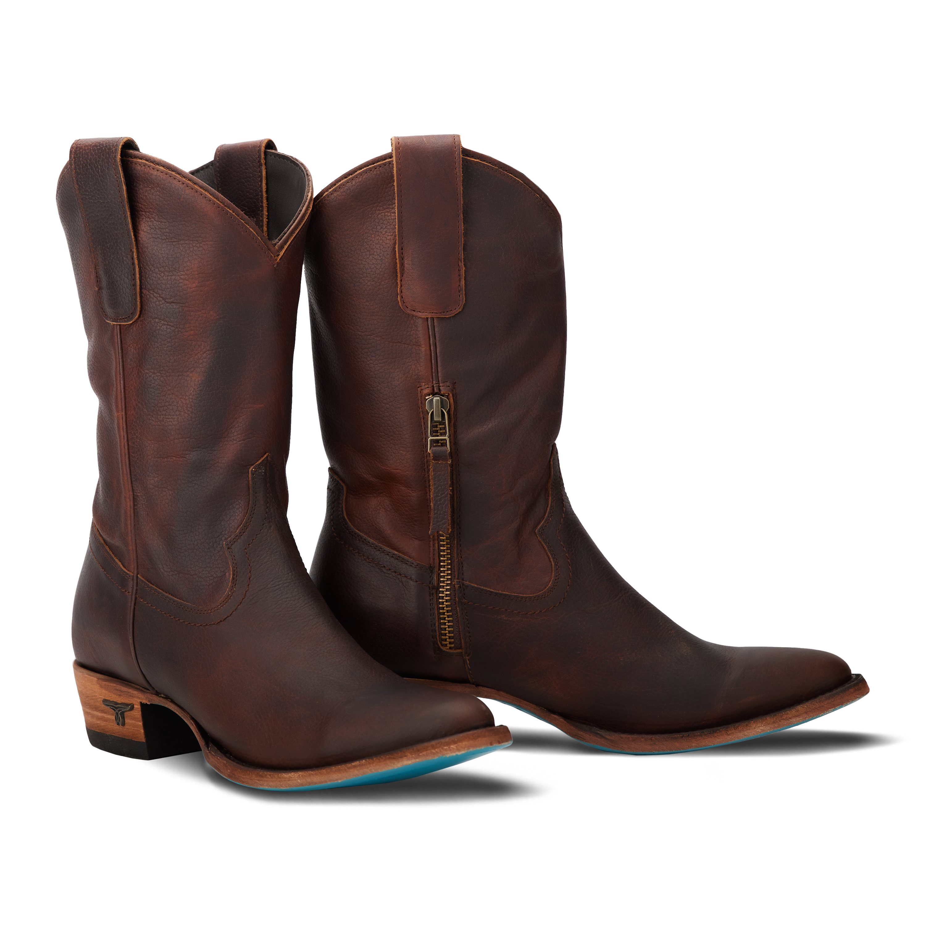 Plain Jane Midi - Cognac Ladies Boot Cognac Western Fashion by Lane