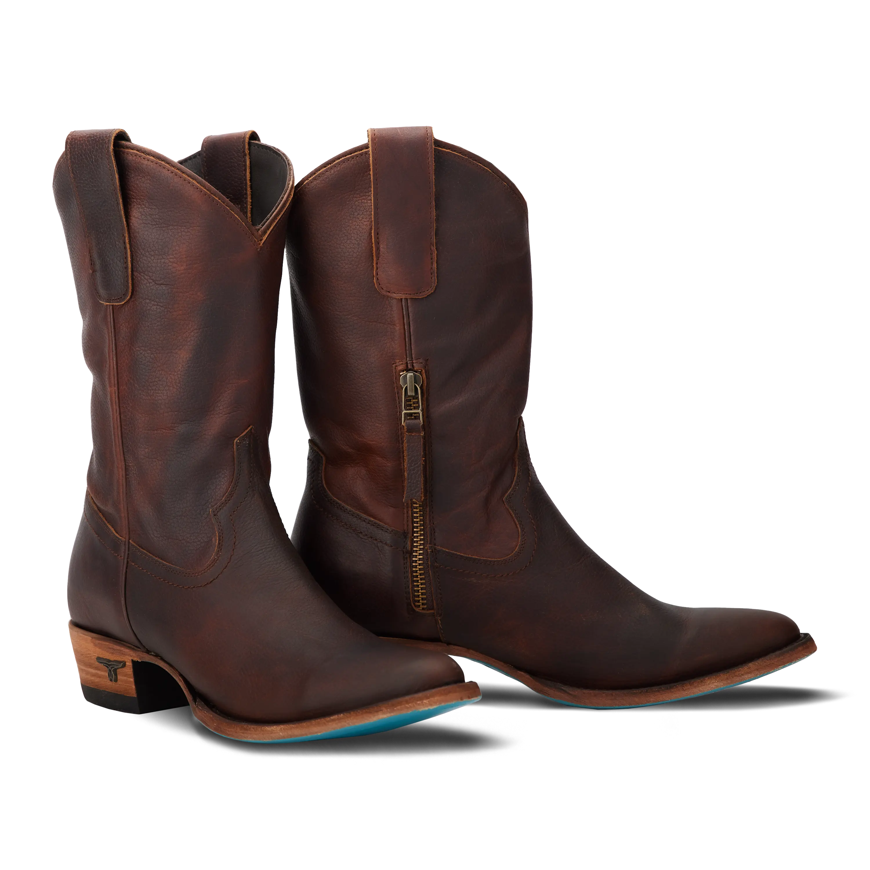 Plain Jane Midi - Cognac Ladies Boot Cognac Western Fashion by Lane