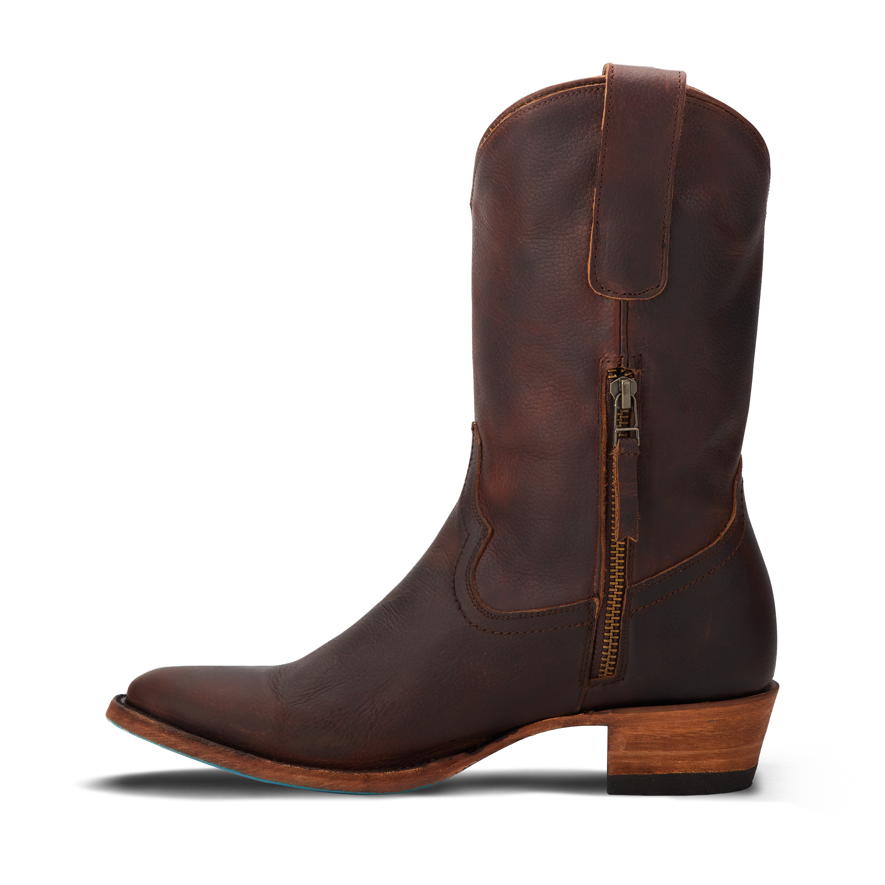 Plain Jane Midi - Cognac Ladies Boot Western Fashion by Lane