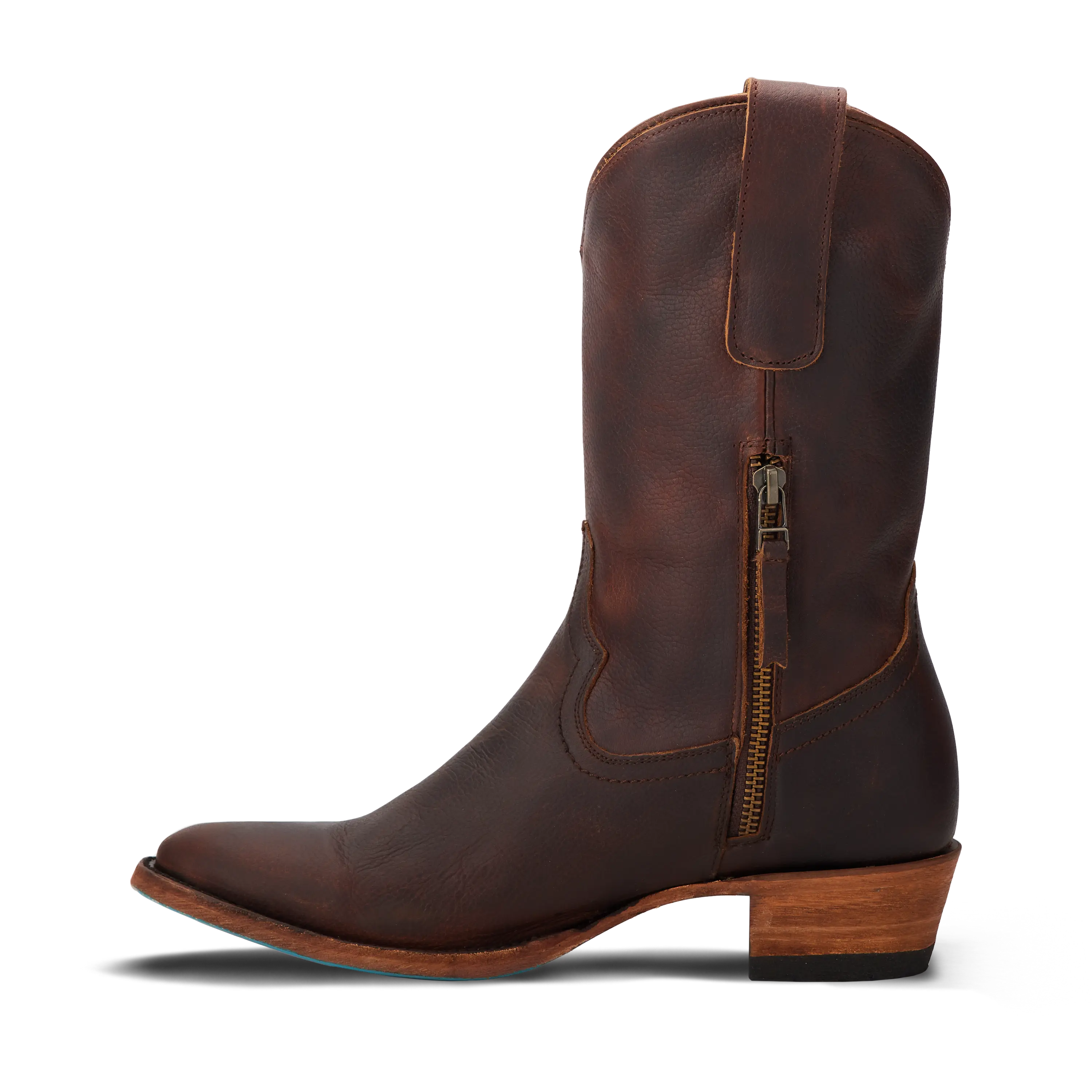 Plain Jane Midi - Cognac Ladies Boot Western Fashion by Lane