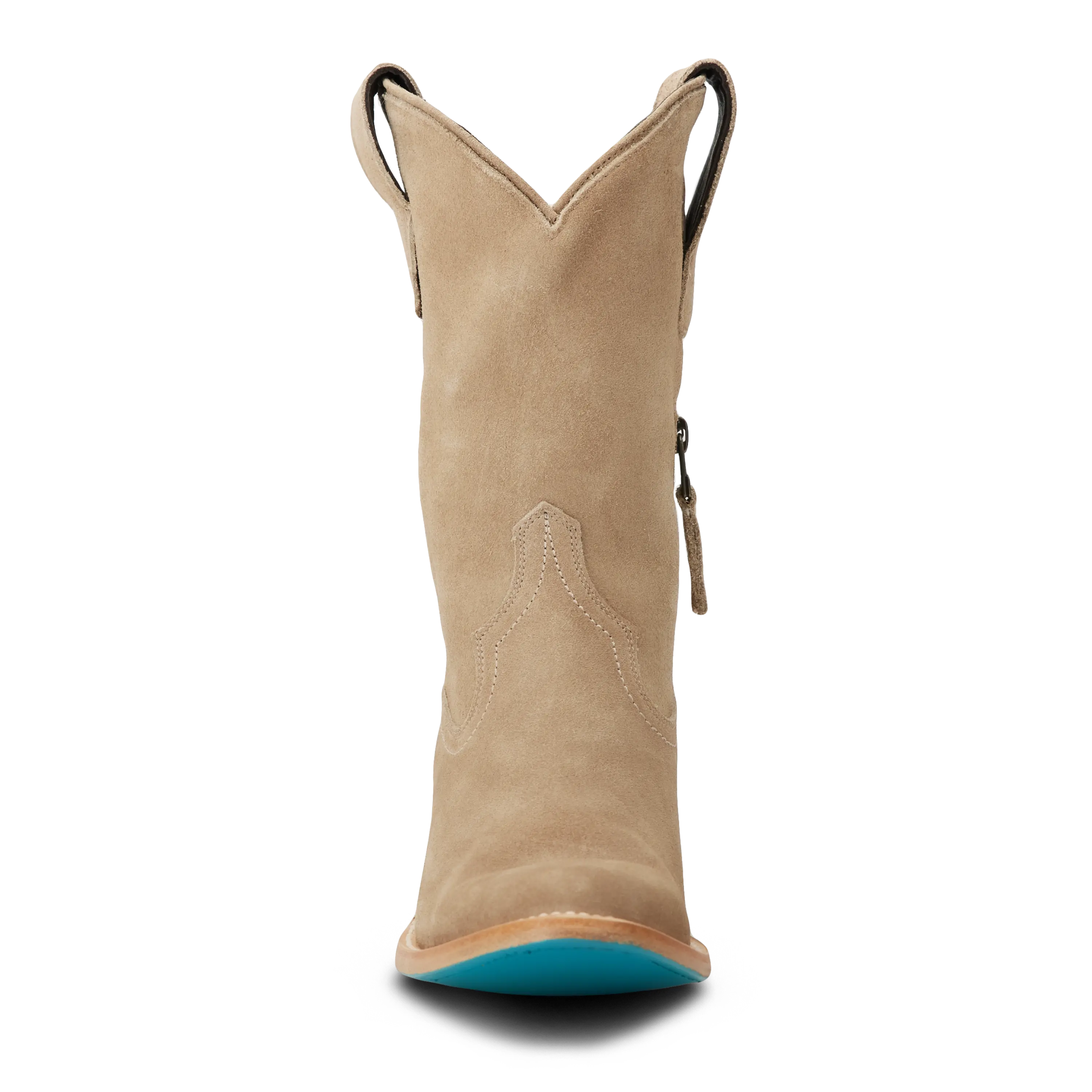 Plain Jane Midi - Latte Suede Ladies Boot Western Fashion by Lane