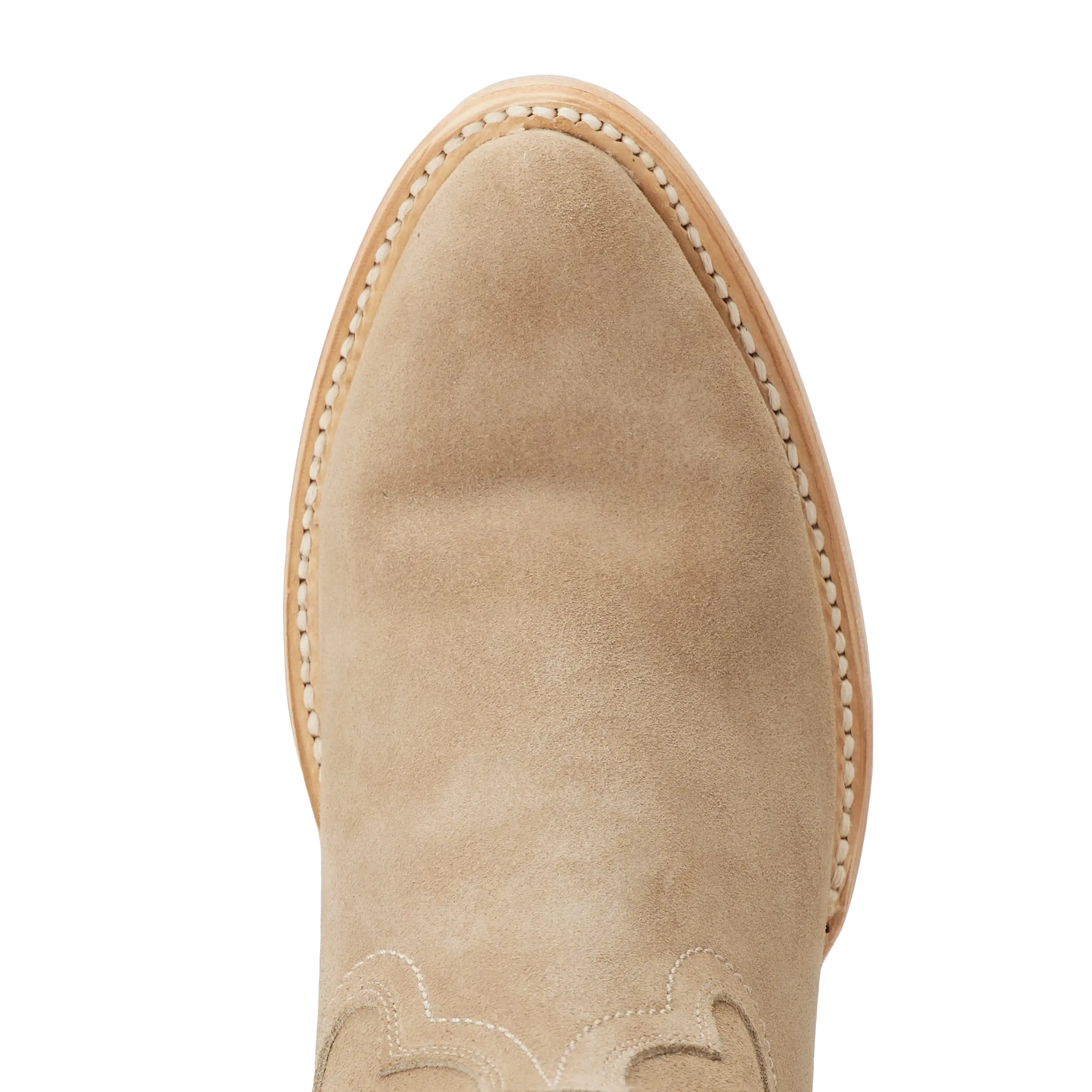 Plain Jane Midi - Latte Suede Ladies Boot Western Fashion by Lane