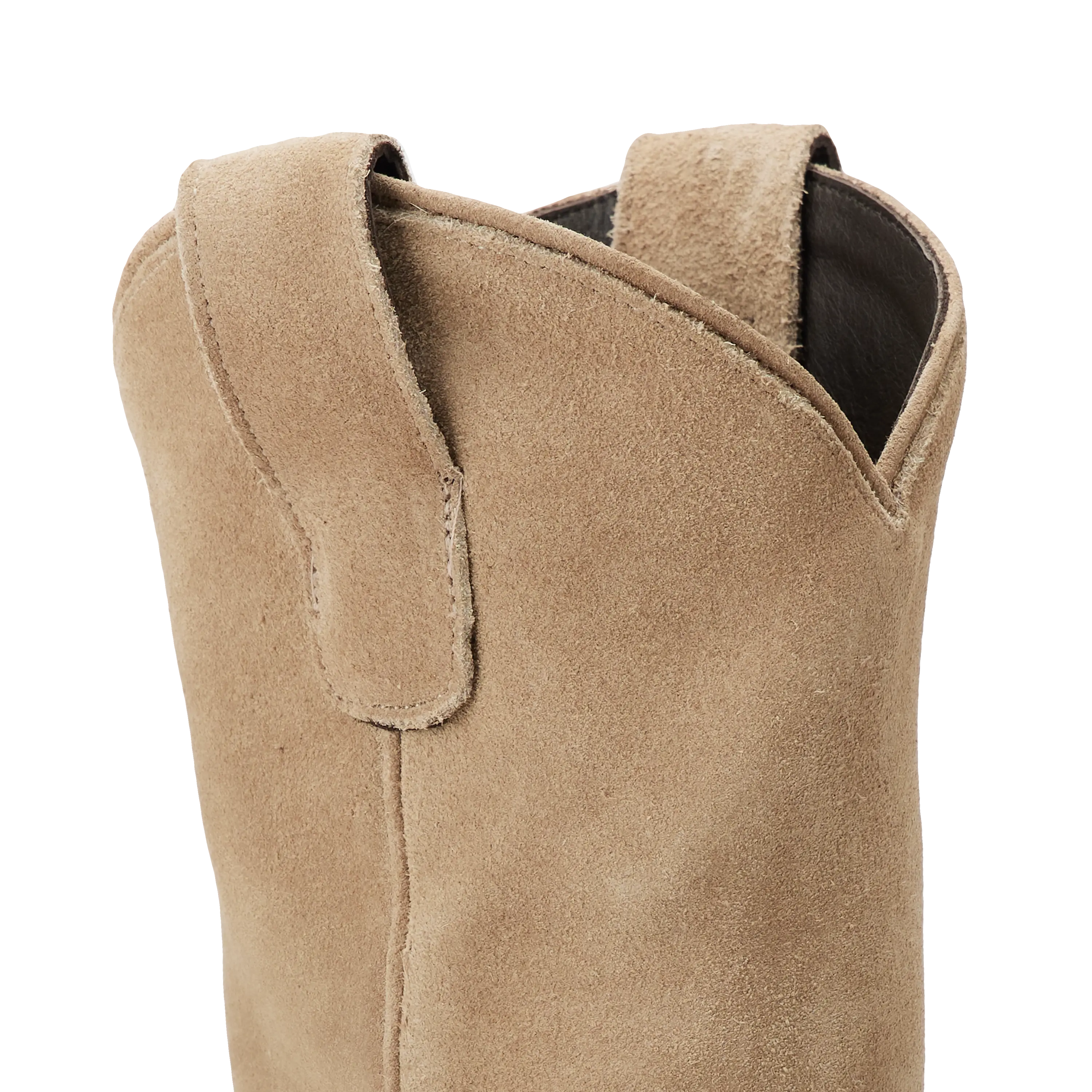 Plain Jane Midi - Latte Suede Ladies Boot Western Fashion by Lane
