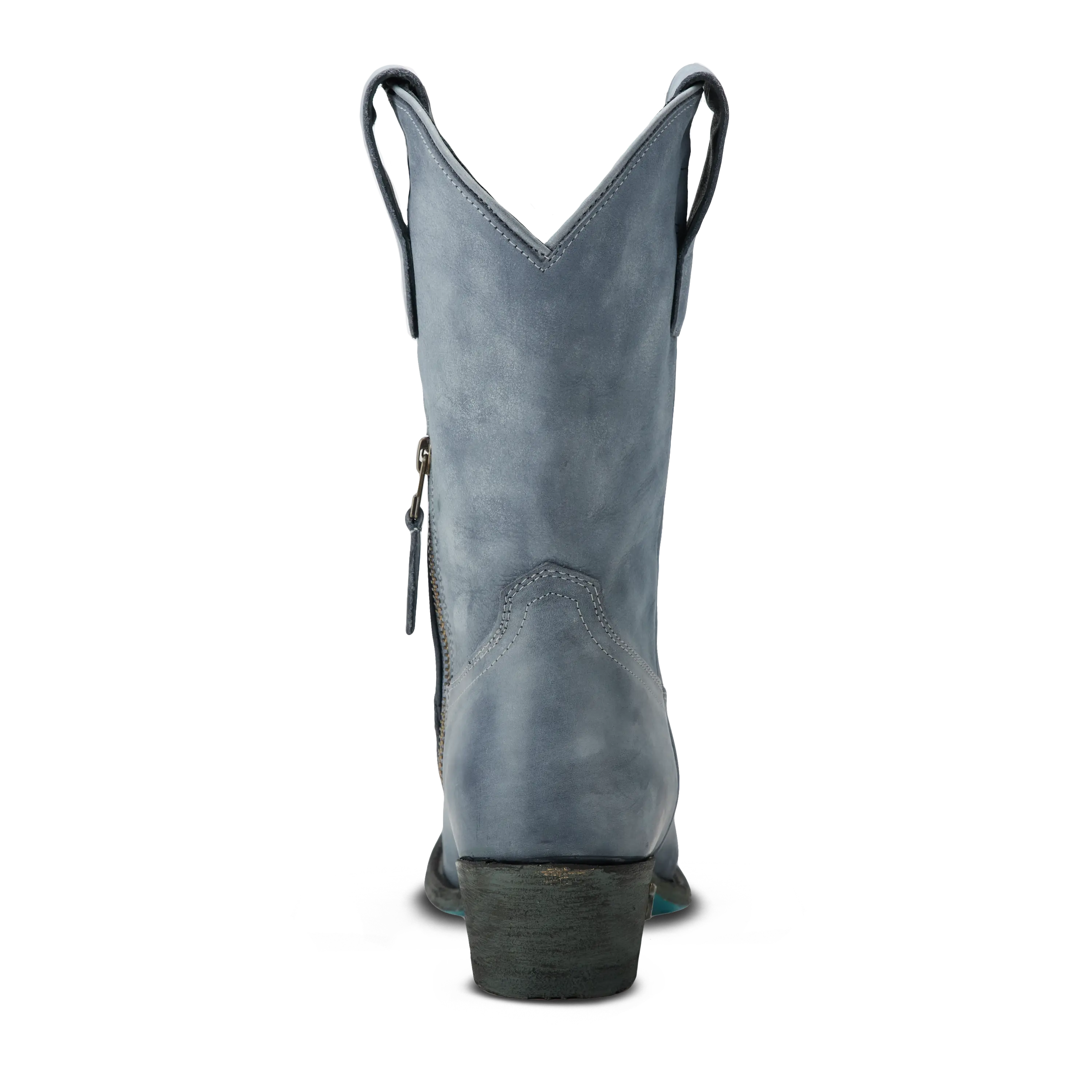 Plain Jane Midi - Washed Denim Ladies Boot Western Fashion by Lane