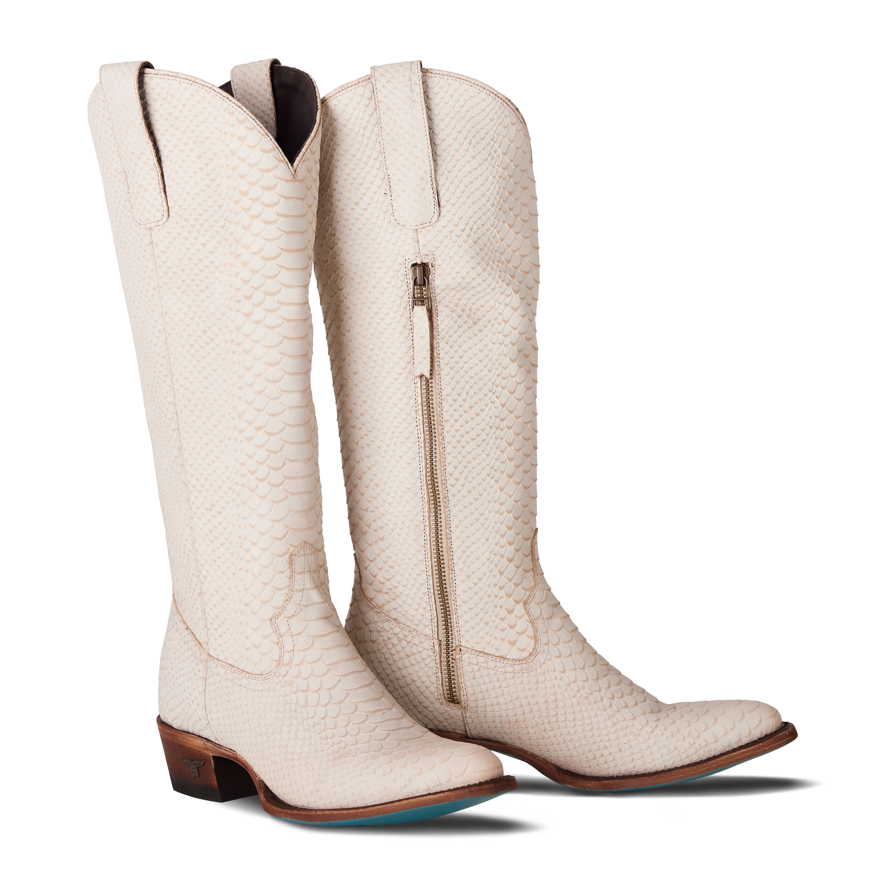 Plain Jane Boot- Ivory Rattle **FINAL SALE** Ladies Boot Ivory Western Fashion by Lane