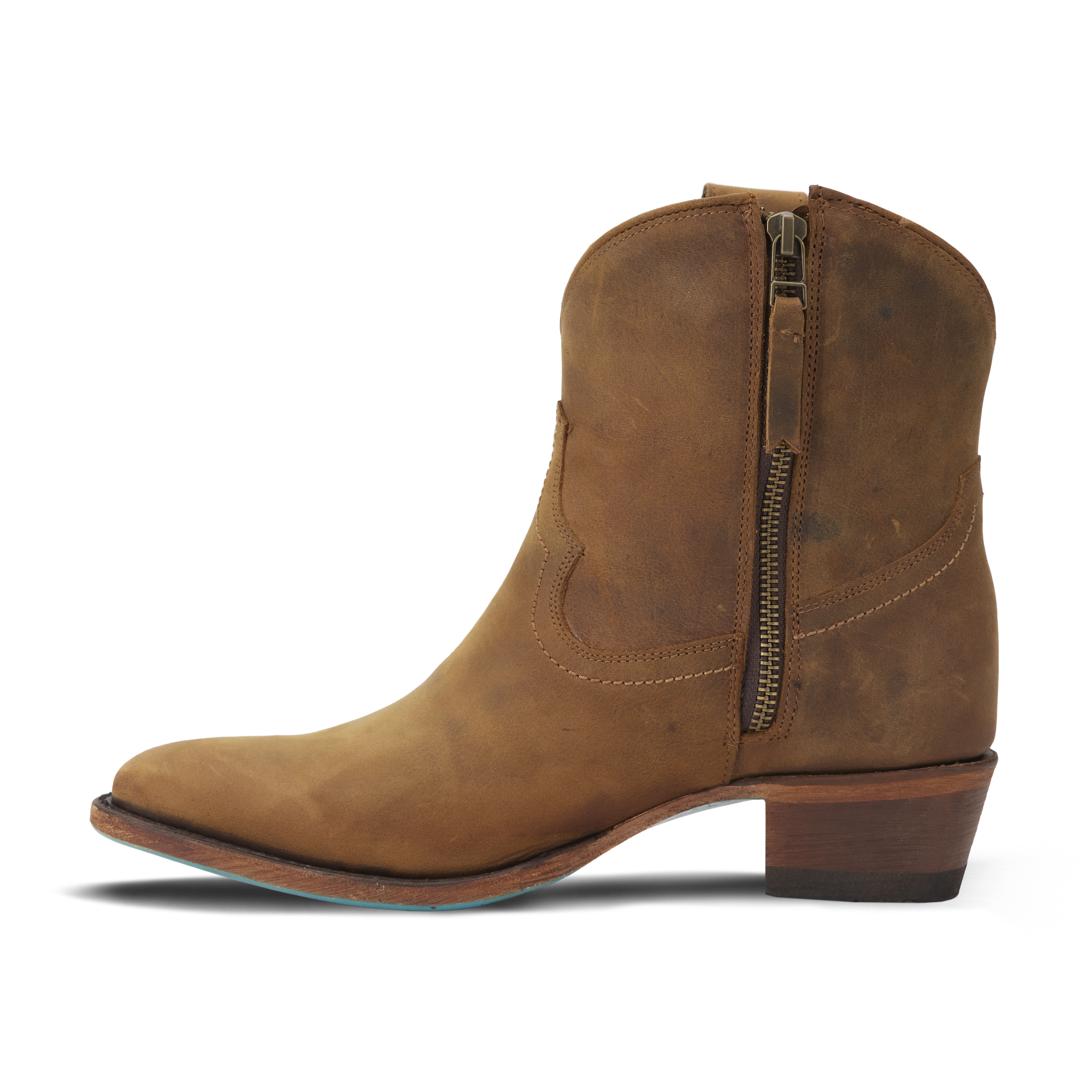 Plain Jane Bootie - Burnt Caramel Ladies Bootie Western Fashion by Lane