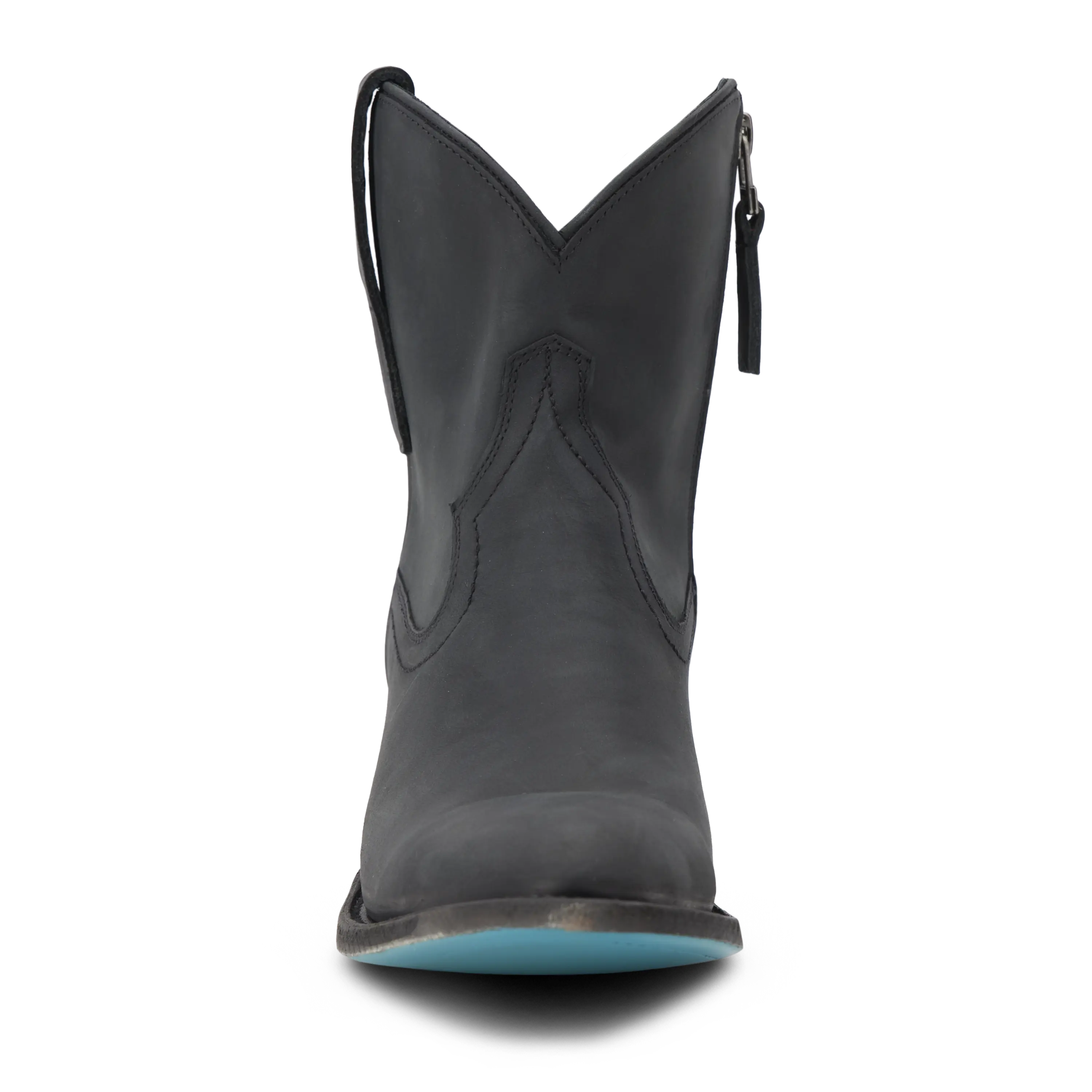 Plain Jane Bootie - Matte Black Ladies Bootie Western Fashion by Lane