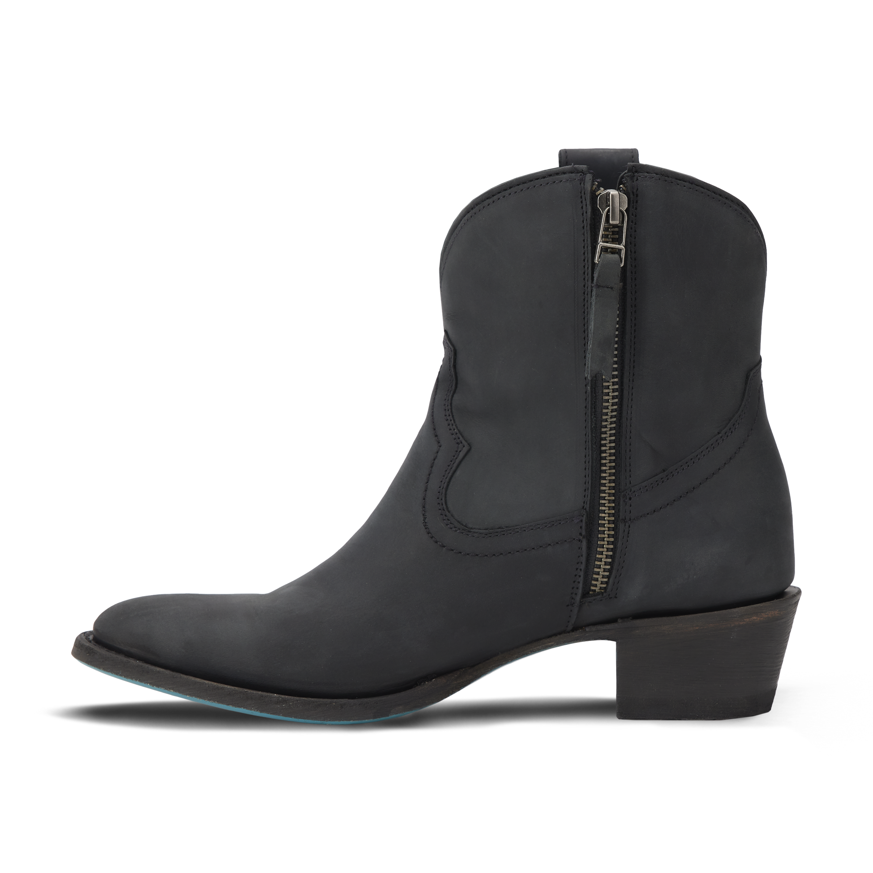 Plain Jane Bootie - Matte Black Ladies Bootie Western Fashion by Lane