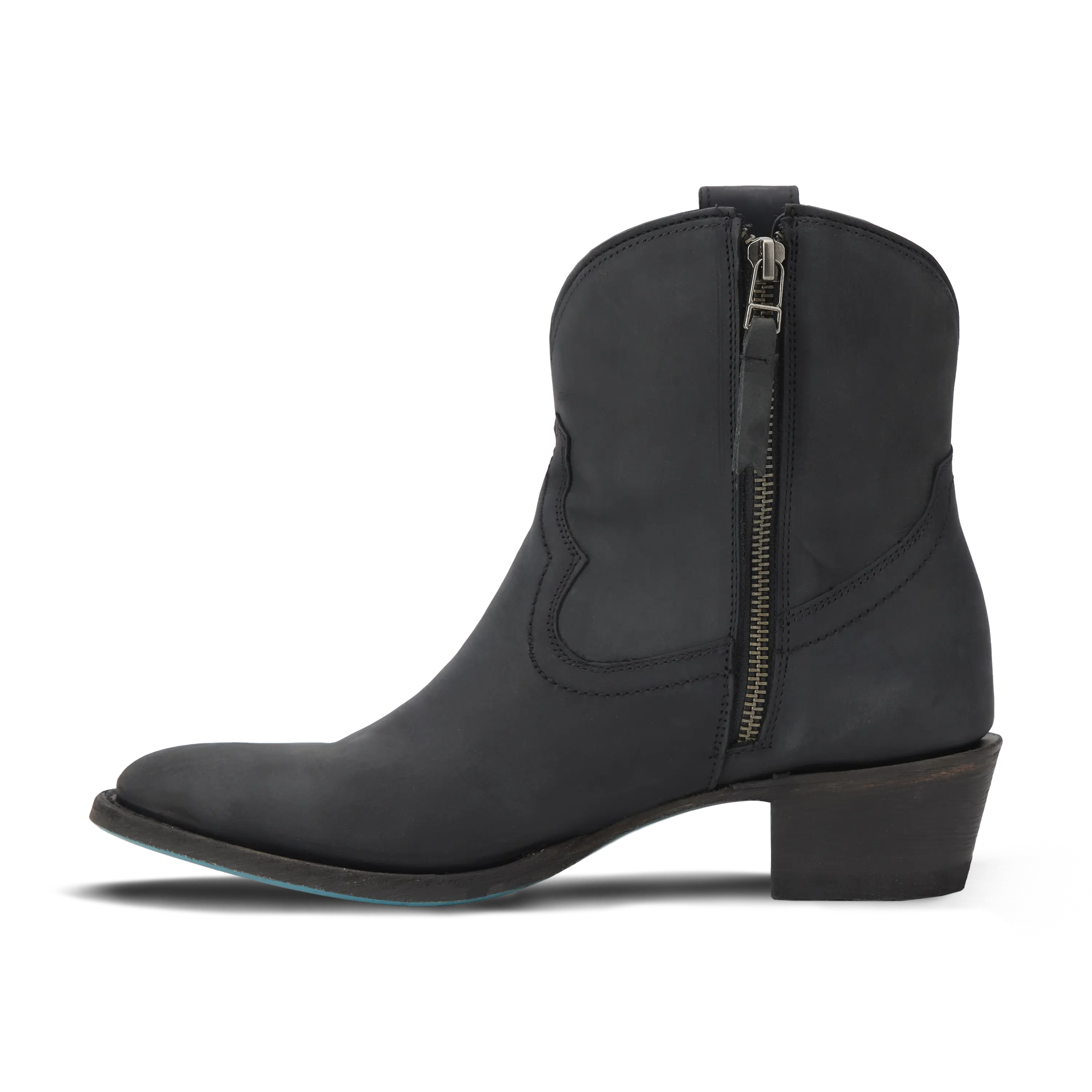 Plain Jane Bootie - Matte Black Ladies Bootie Western Fashion by Lane