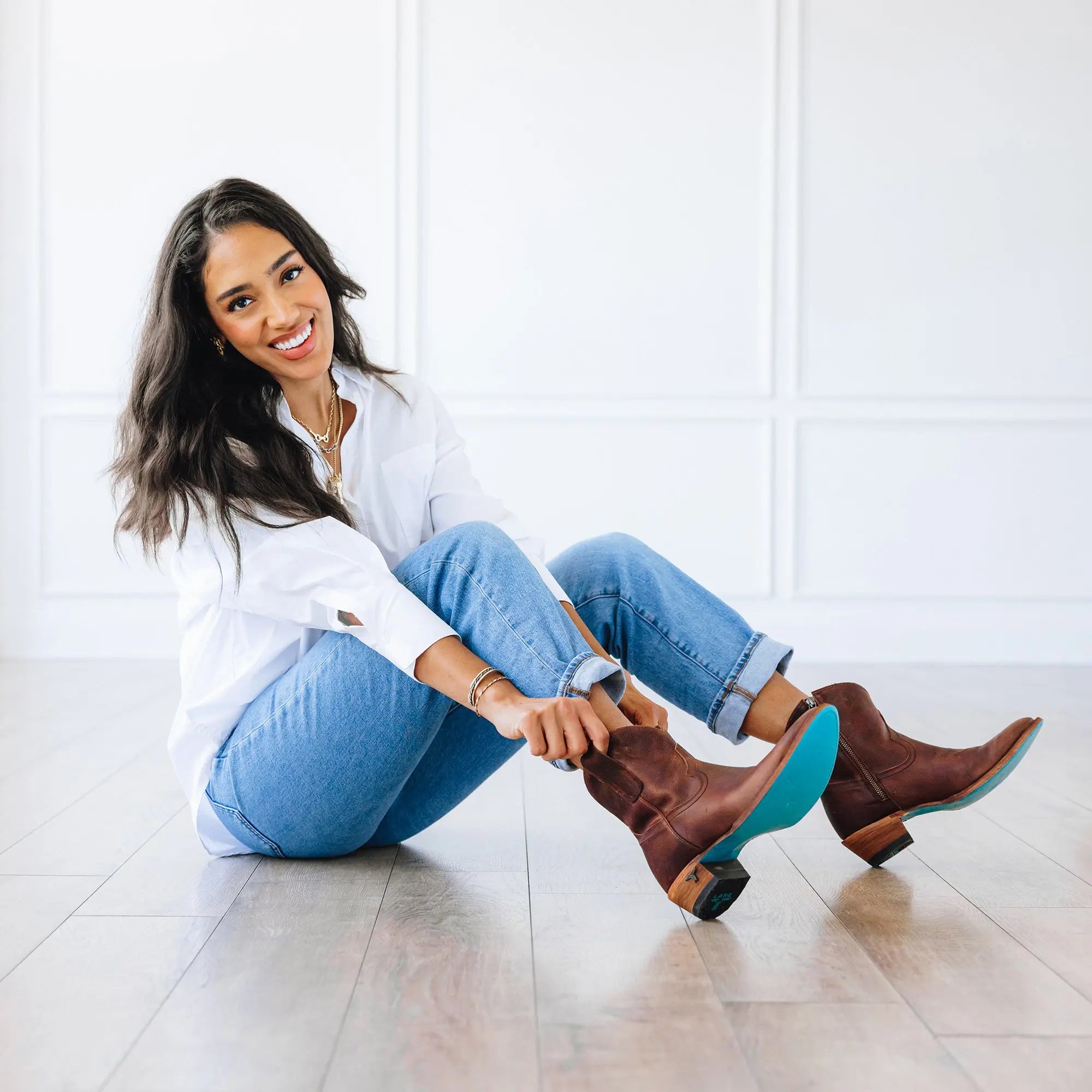 Plain Jane Bootie - Cognac Ladies Bootie Western Fashion by Lane