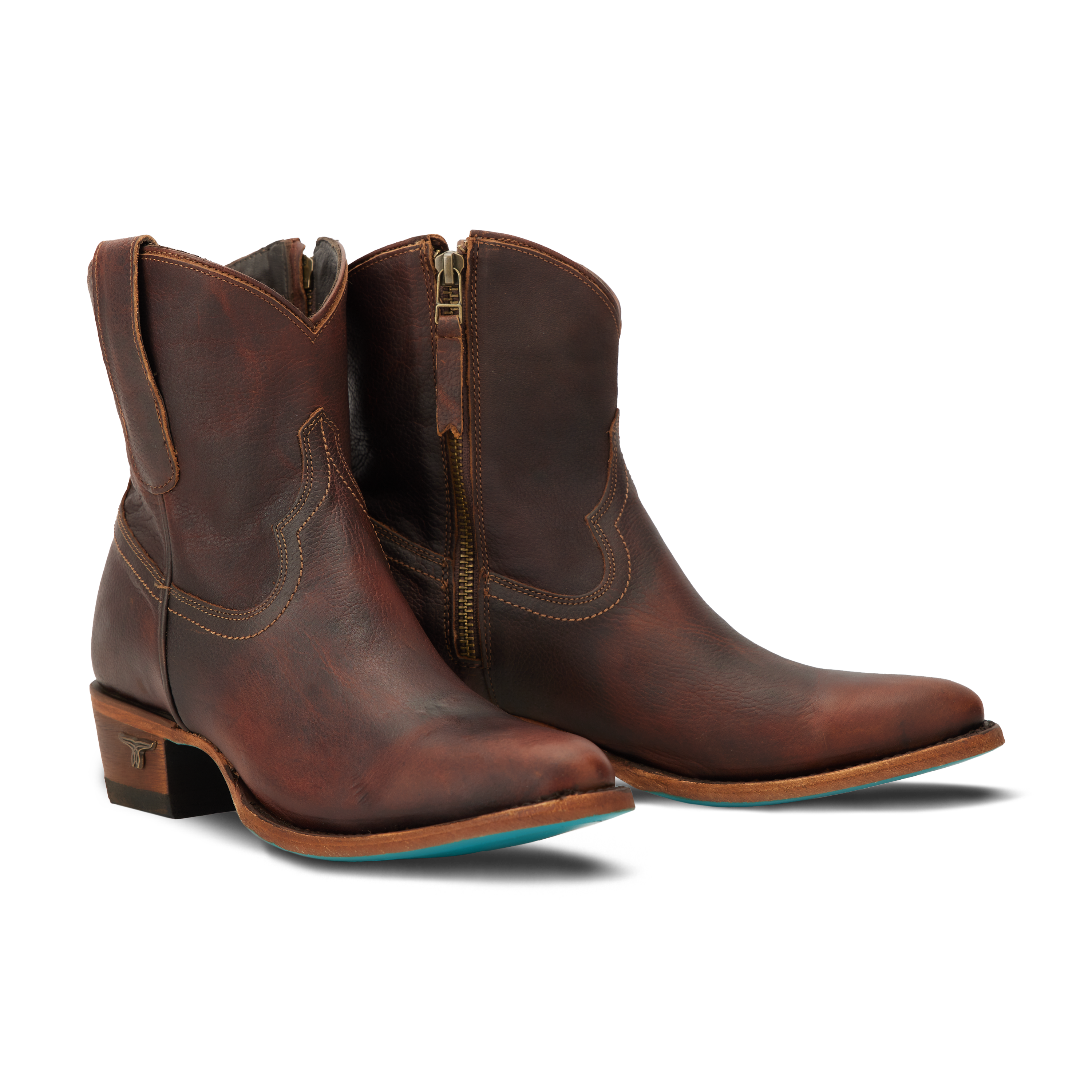 Plain Jane Bootie - Cognac Ladies Bootie Cognac Western Fashion by Lane