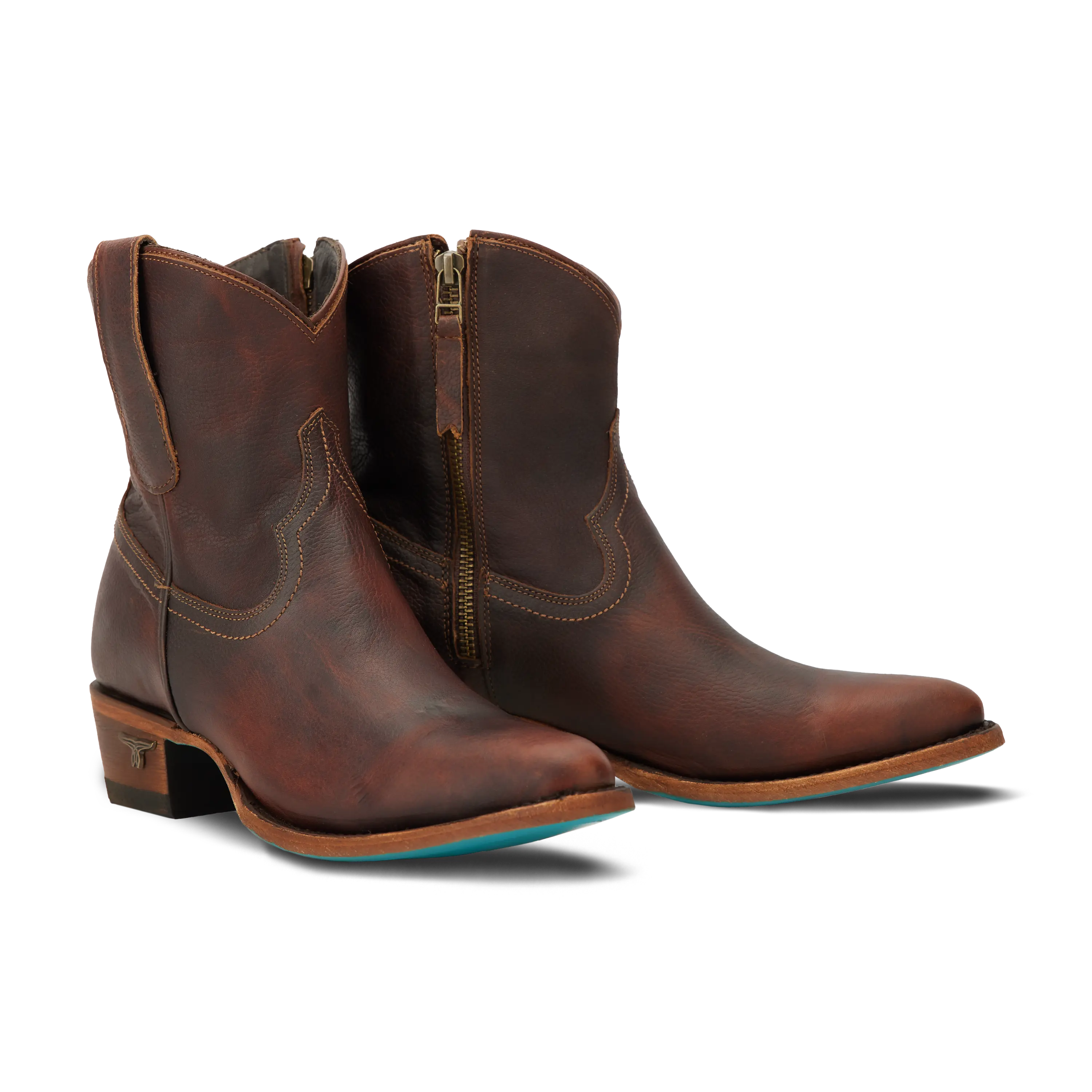Plain Jane Bootie - Cognac Ladies Bootie Cognac Western Fashion by Lane