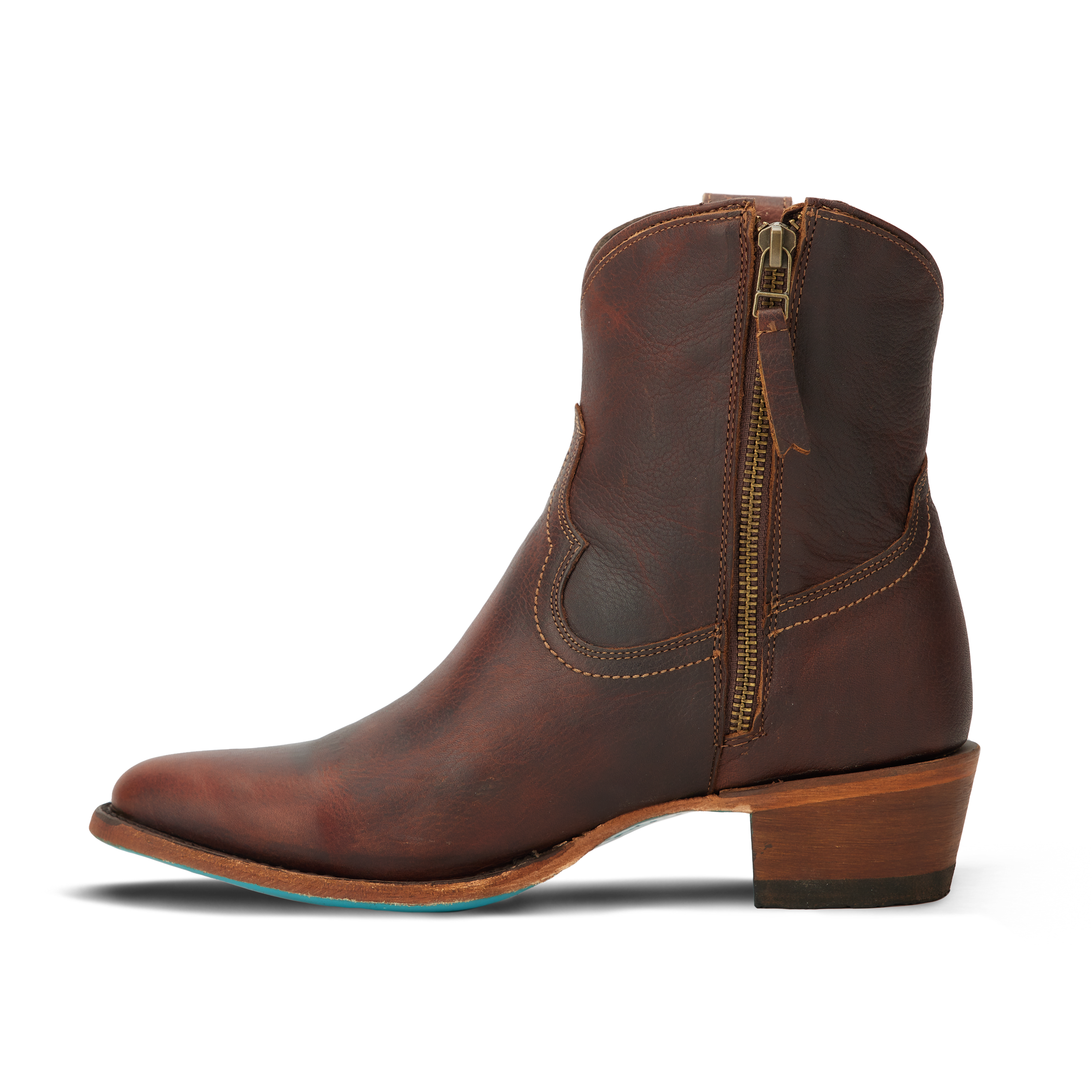 Plain Jane Bootie - Cognac Ladies Bootie Western Fashion by Lane