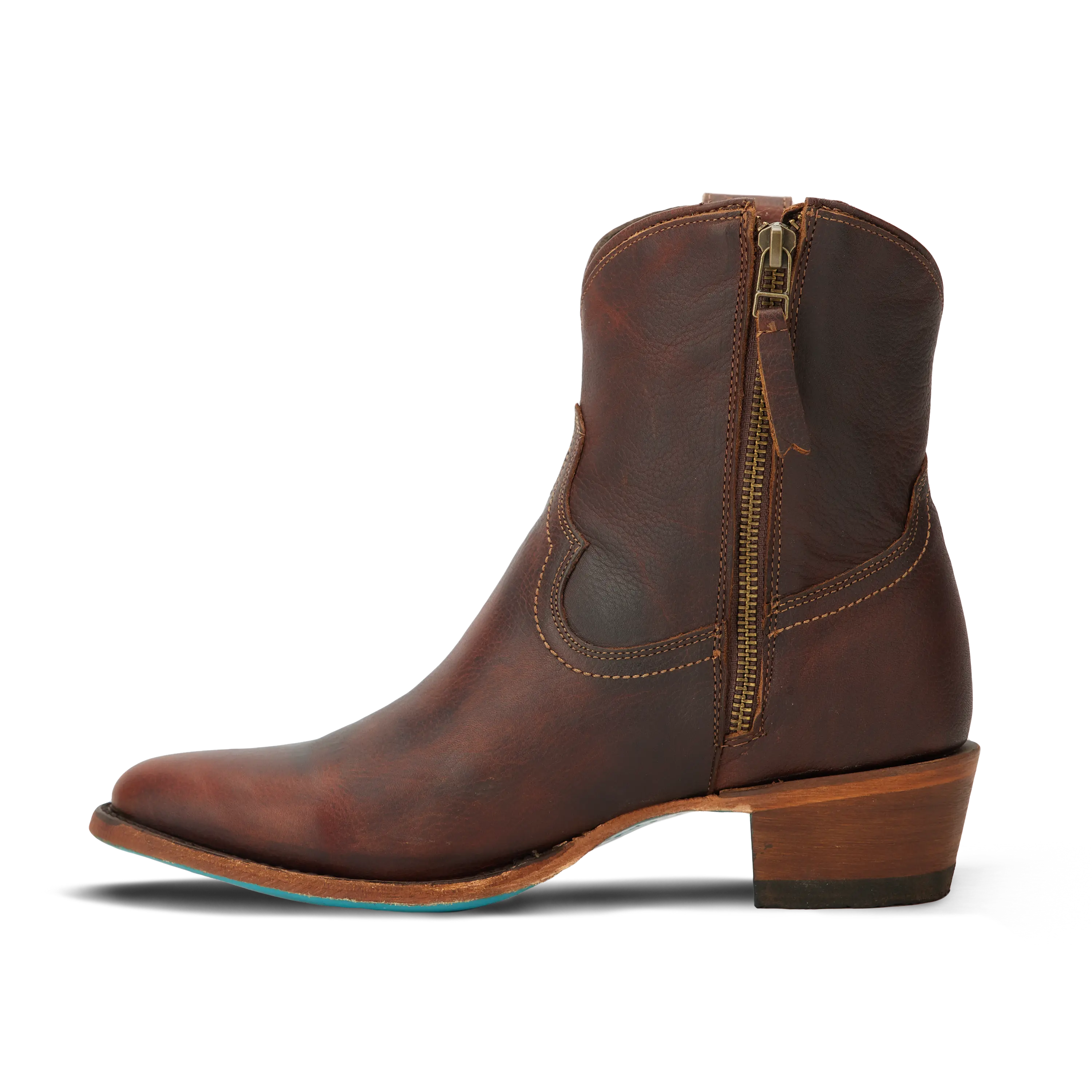 Plain Jane Bootie - Cognac Ladies Bootie Western Fashion by Lane