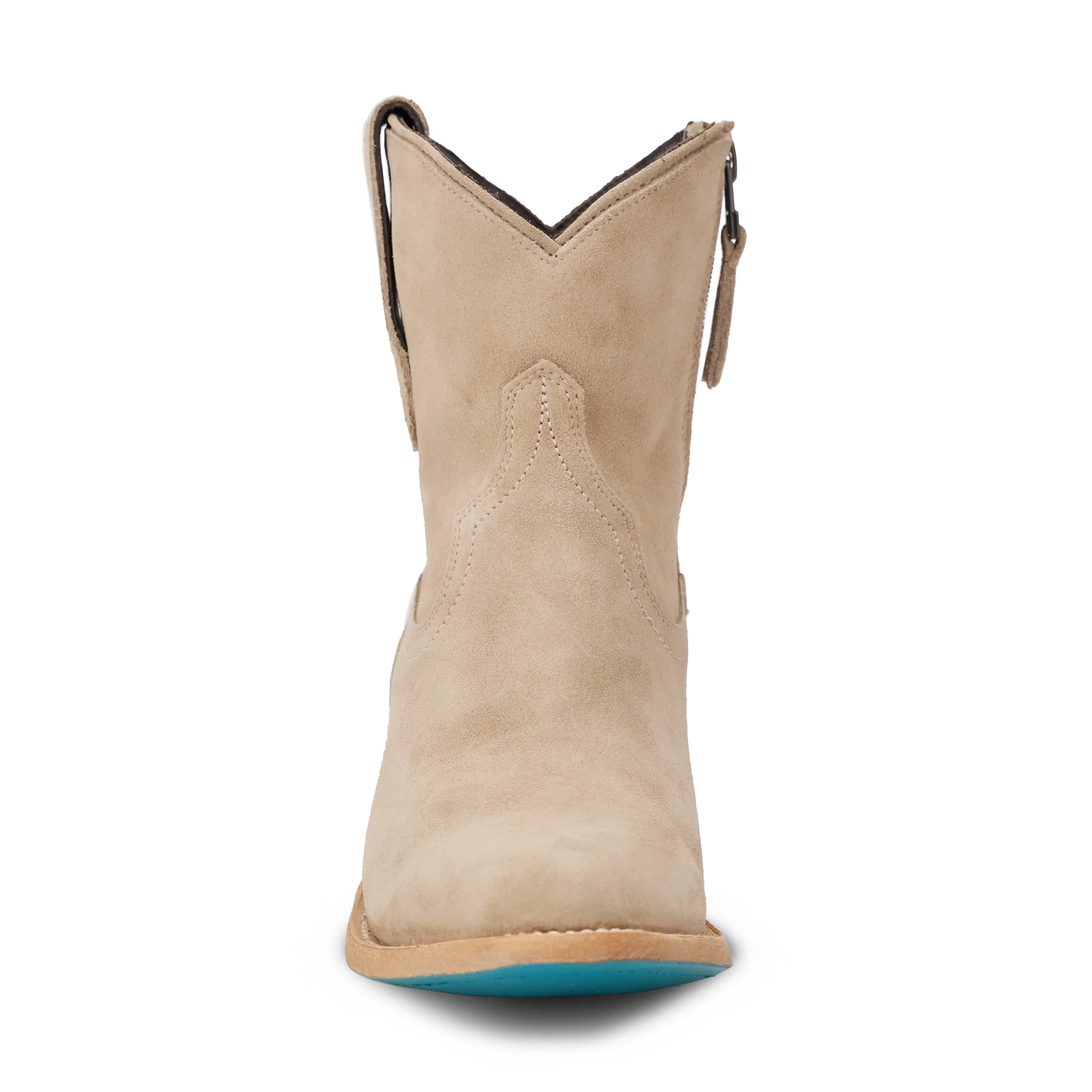 Plain Jane Bootie - Latte Suede Ladies Bootie Western Fashion by Lane