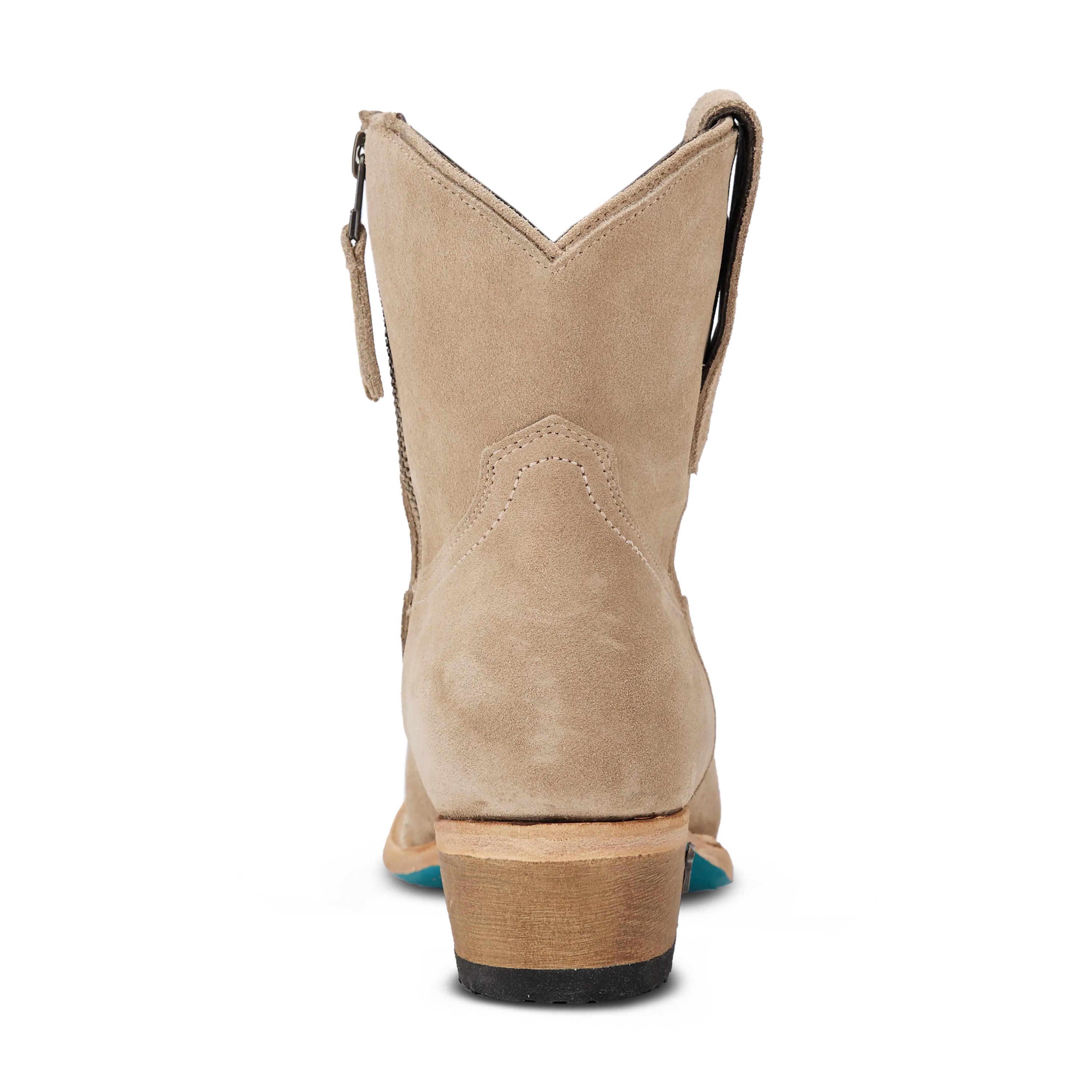 Plain Jane Bootie - Latte Suede Ladies Bootie Western Fashion by Lane