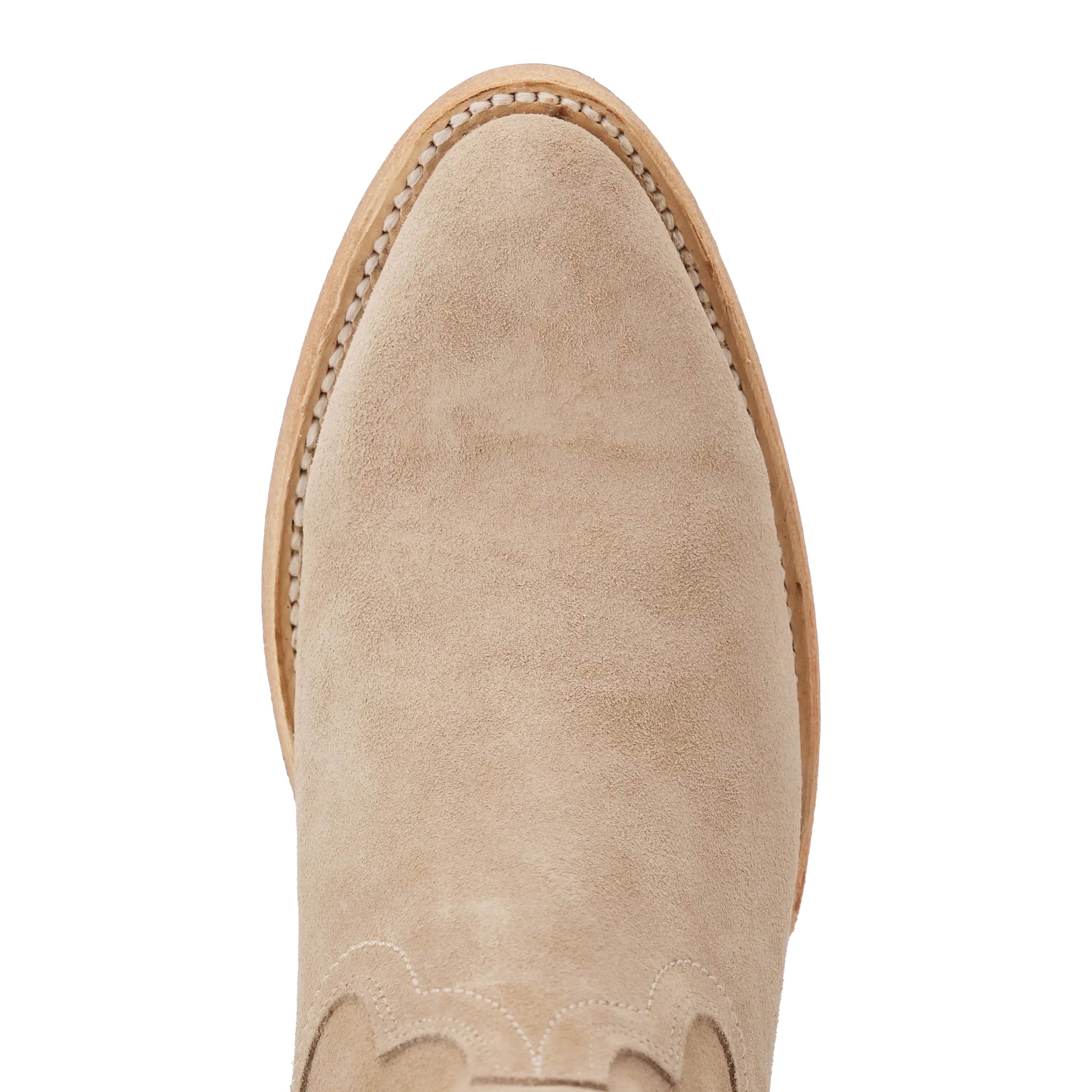 Plain Jane Bootie - Latte Suede Ladies Bootie Western Fashion by Lane
