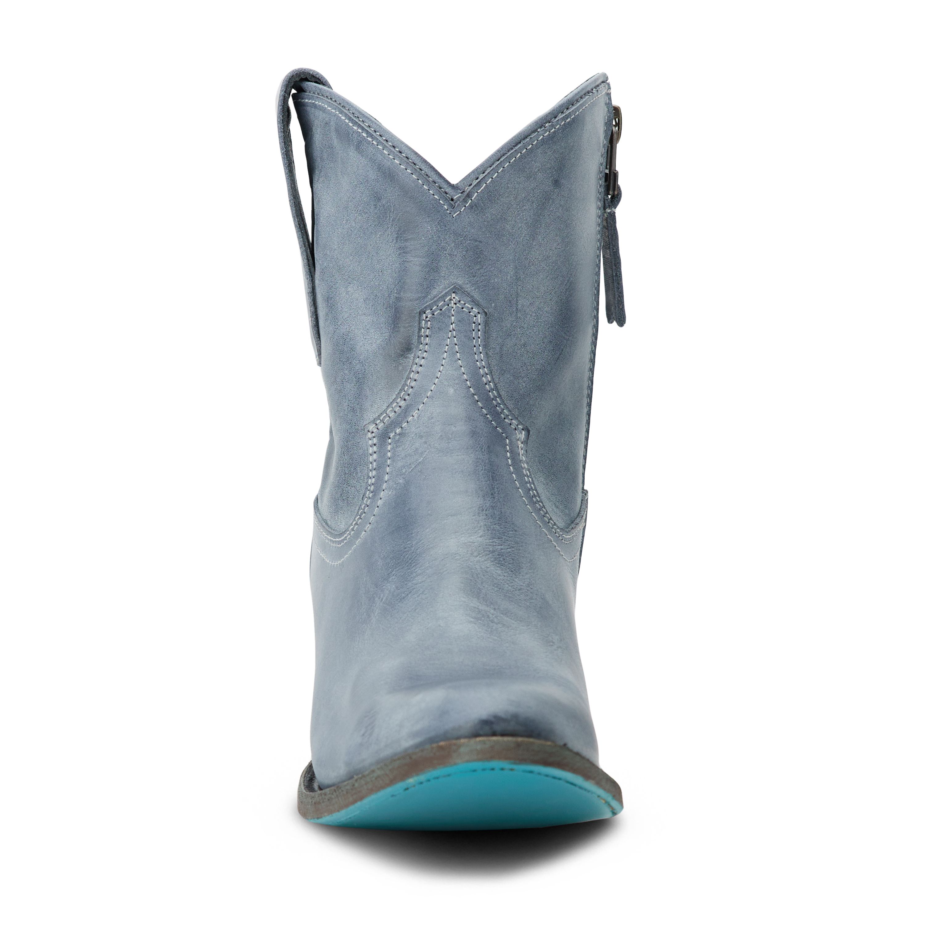 Plain Jane Bootie - Washed Denim Ladies Bootie Western Fashion by Lane