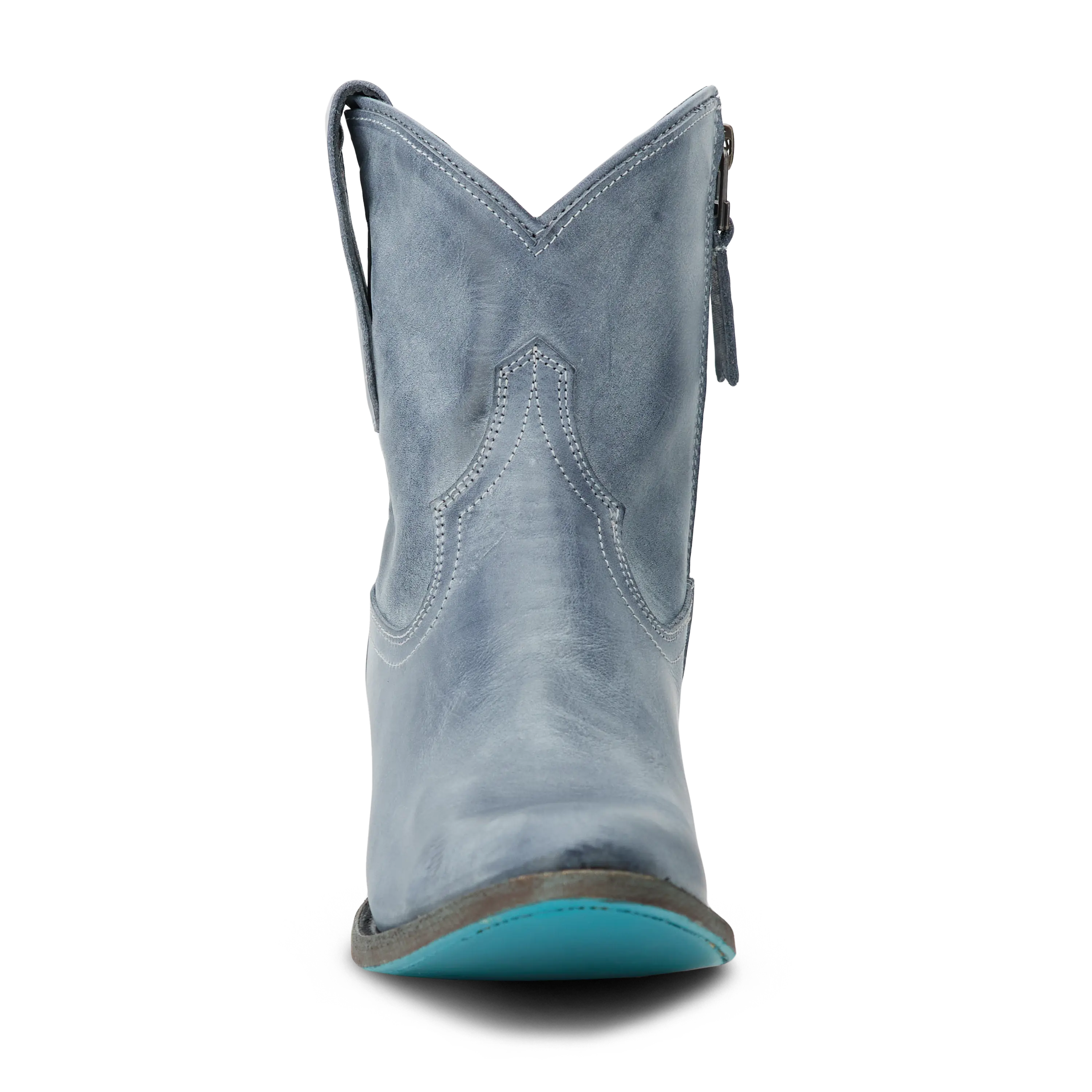 Plain Jane Bootie - Washed Denim Ladies Bootie Western Fashion by Lane