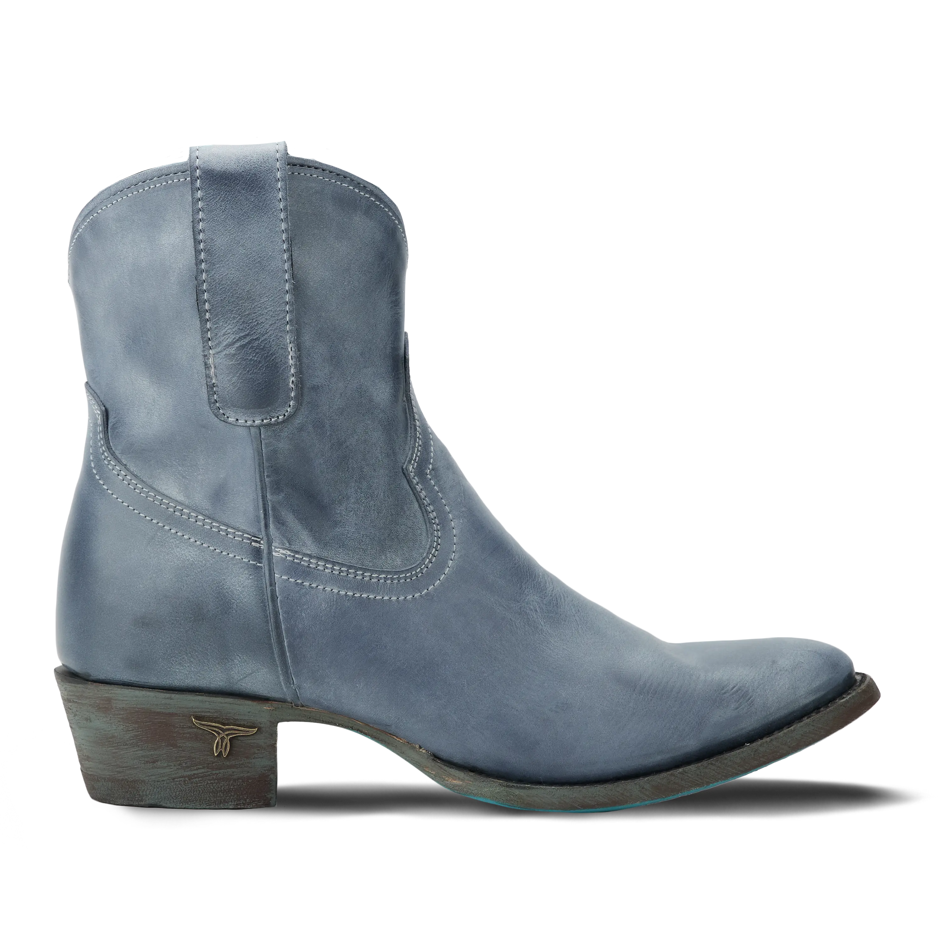 Plain Jane Bootie - Washed Denim Ladies Bootie Western Fashion by Lane