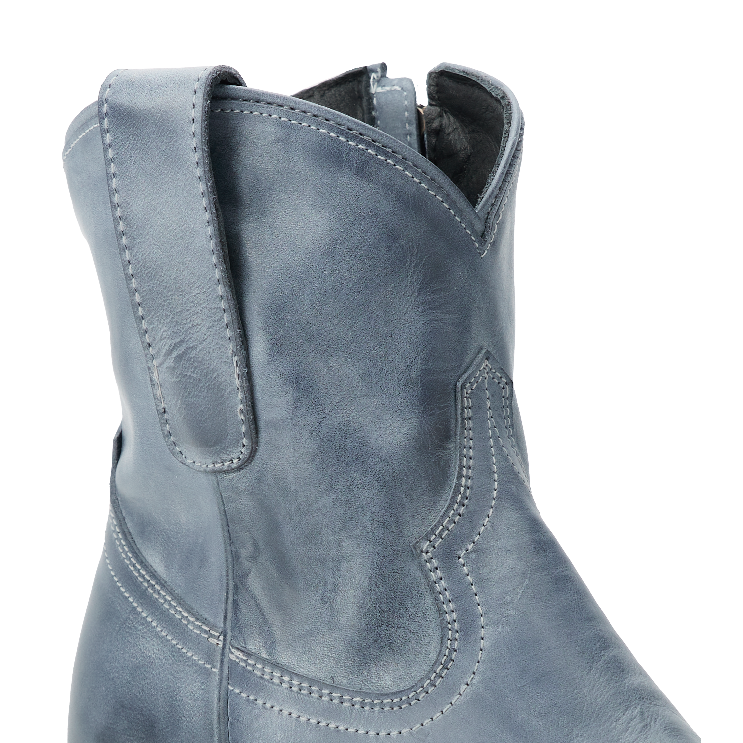 Plain Jane Bootie - Washed Denim Ladies Bootie Western Fashion by Lane