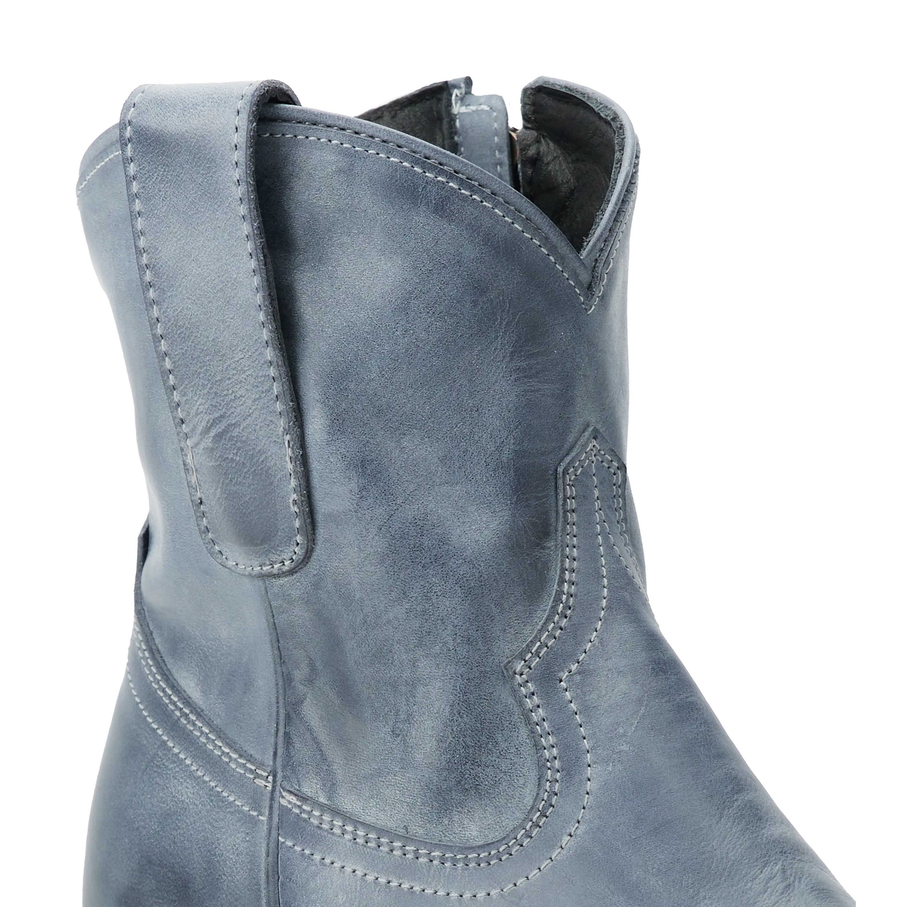 Plain Jane Bootie - Washed Denim Ladies Bootie Western Fashion by Lane