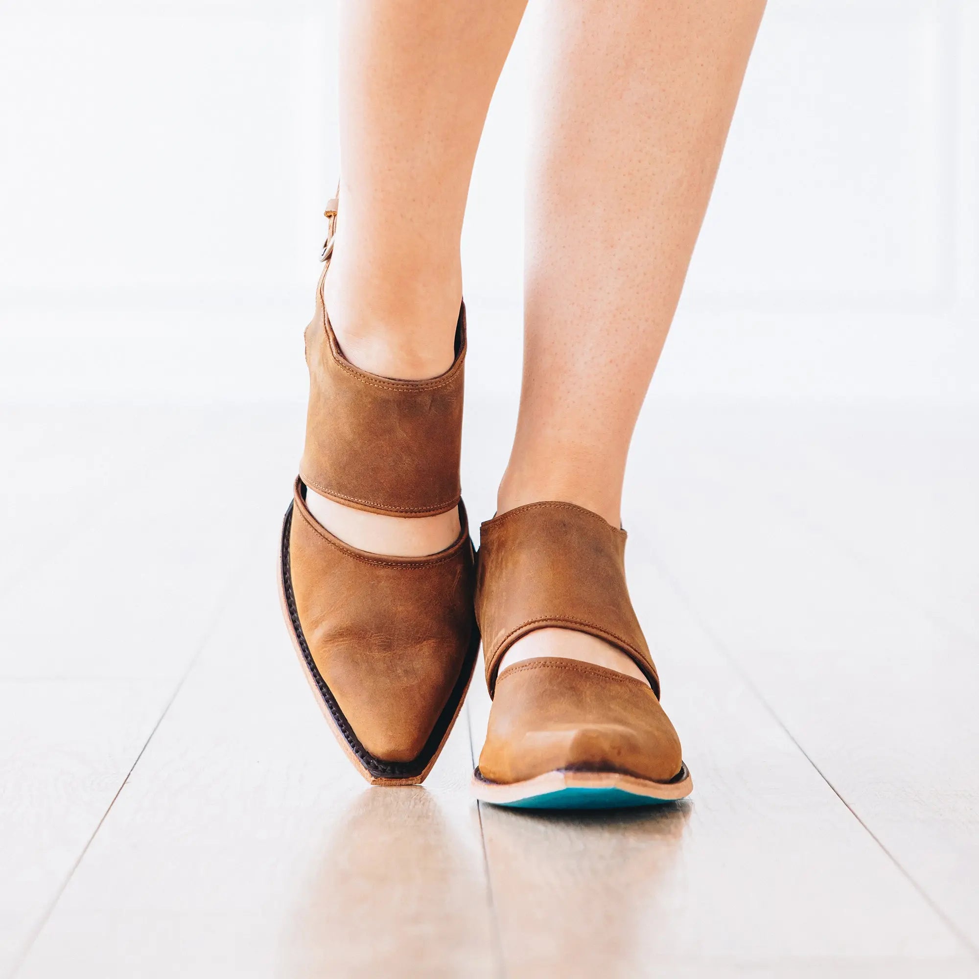 Plain Jane Slingback Mule - Burnt Caramel Mule Western Fashion by Lane