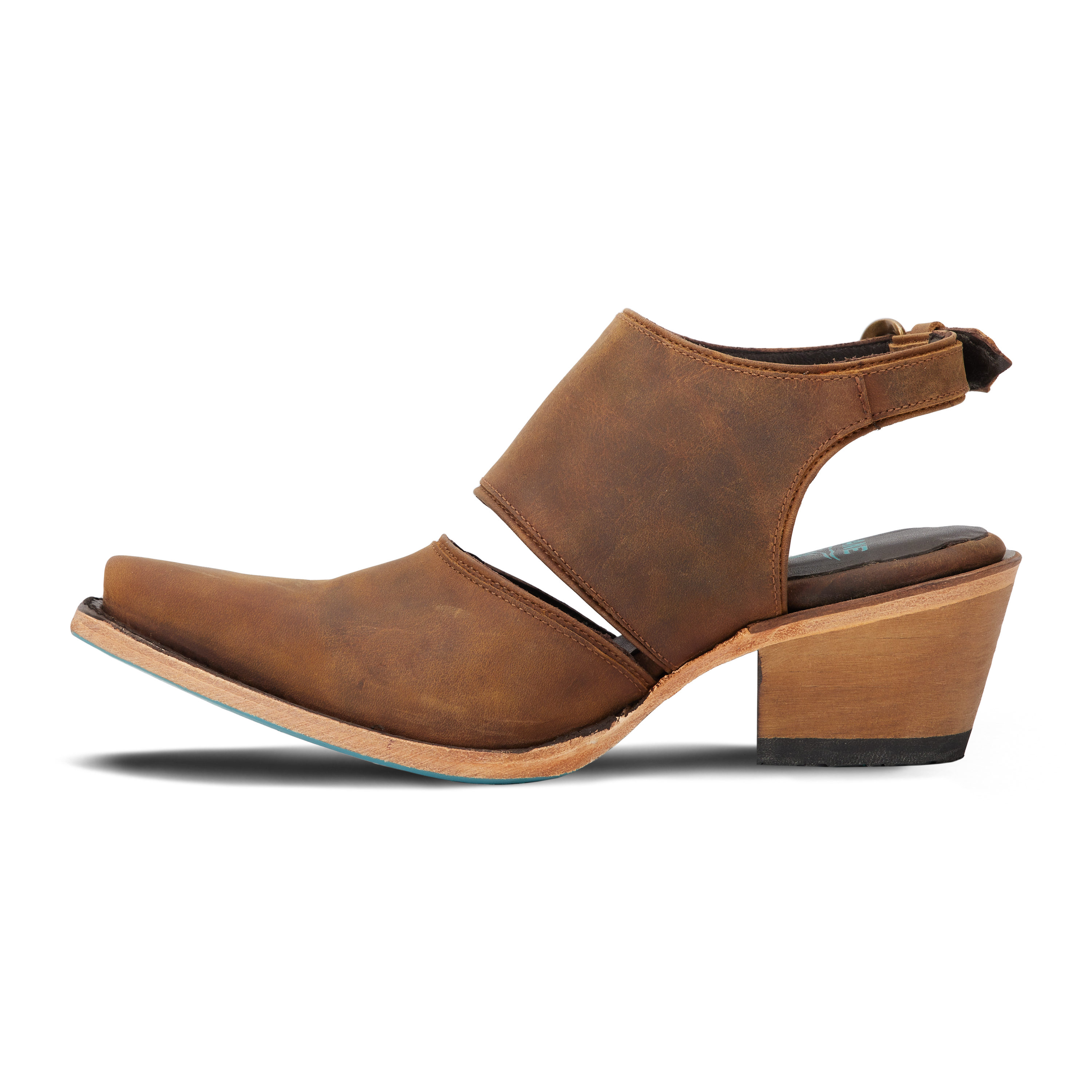 Plain Jane Slingback Mule - Burnt Caramel Mule Western Fashion by Lane