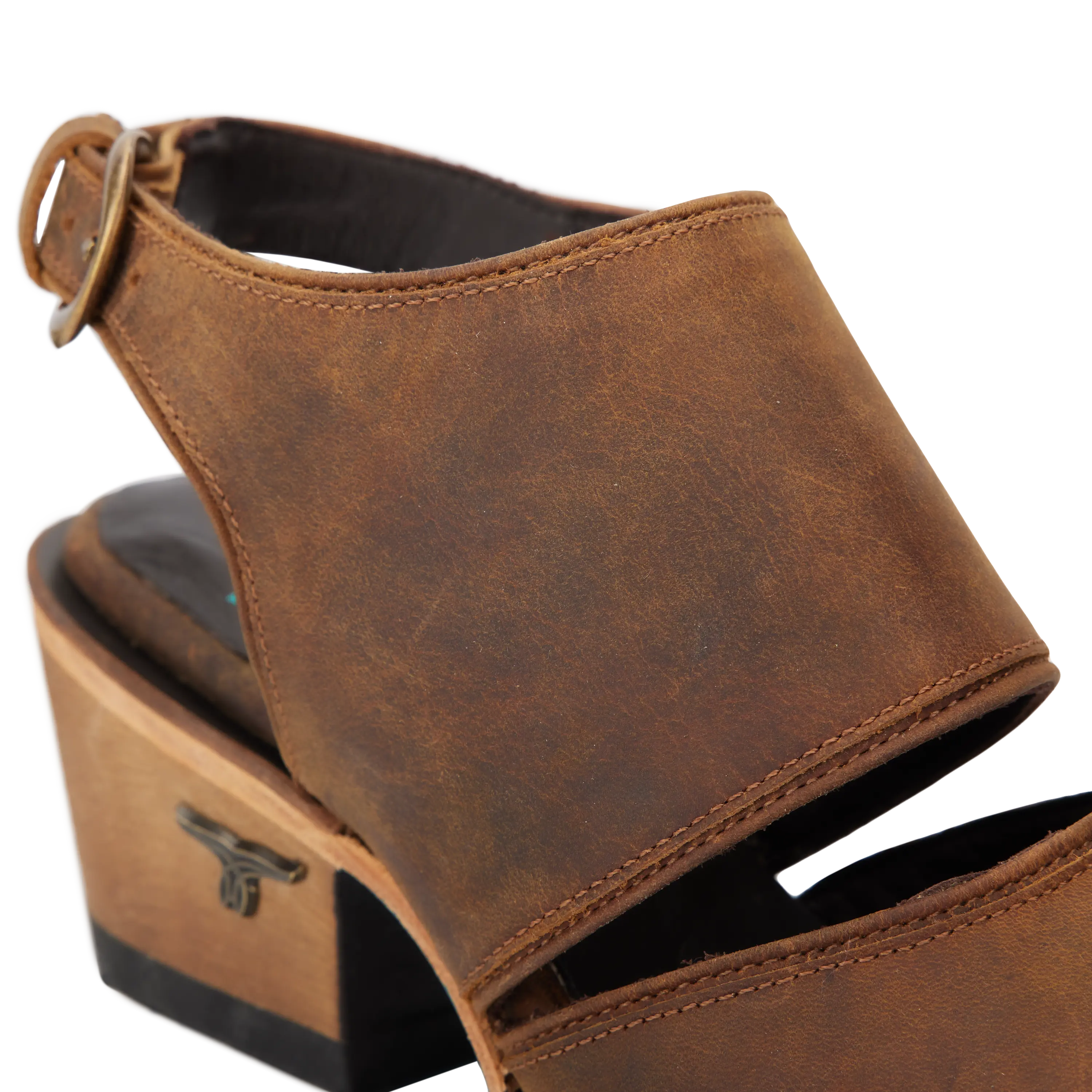 Plain Jane Slingback Mule - Burnt Caramel Mule Western Fashion by Lane