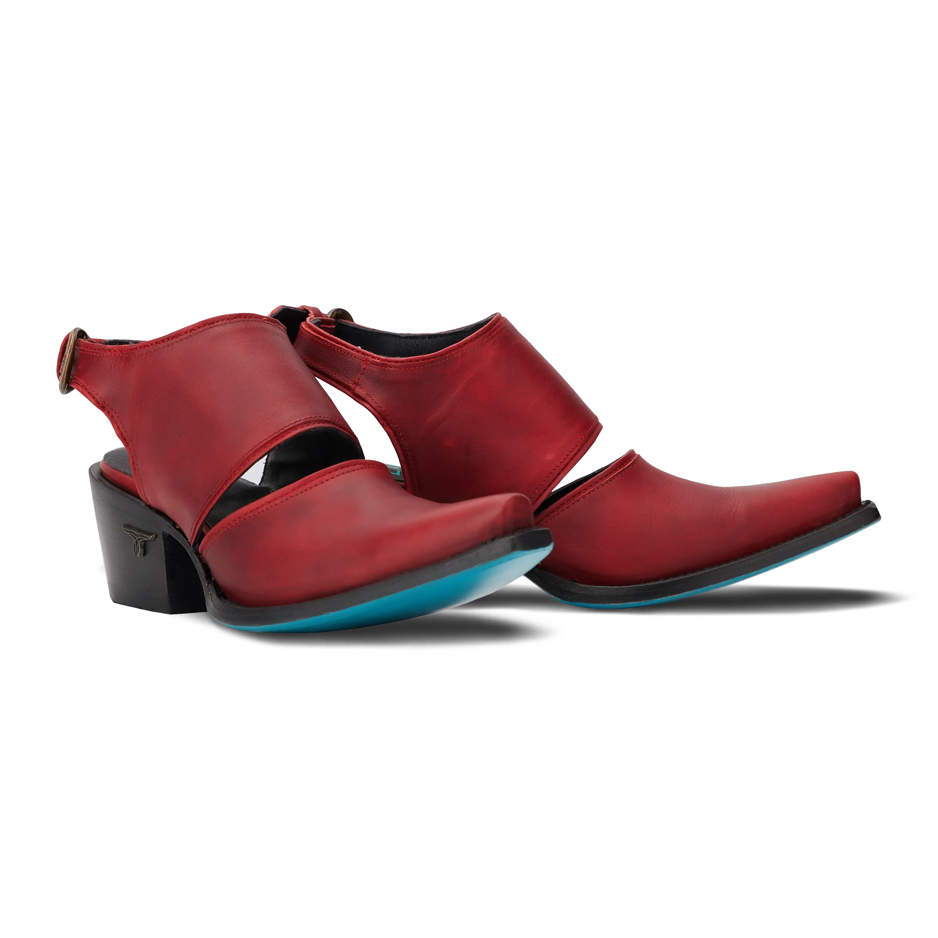 Plain Jane Slingback Mule - Smoldering Ruby Mule Smoldering Ruby Western Fashion by Lane