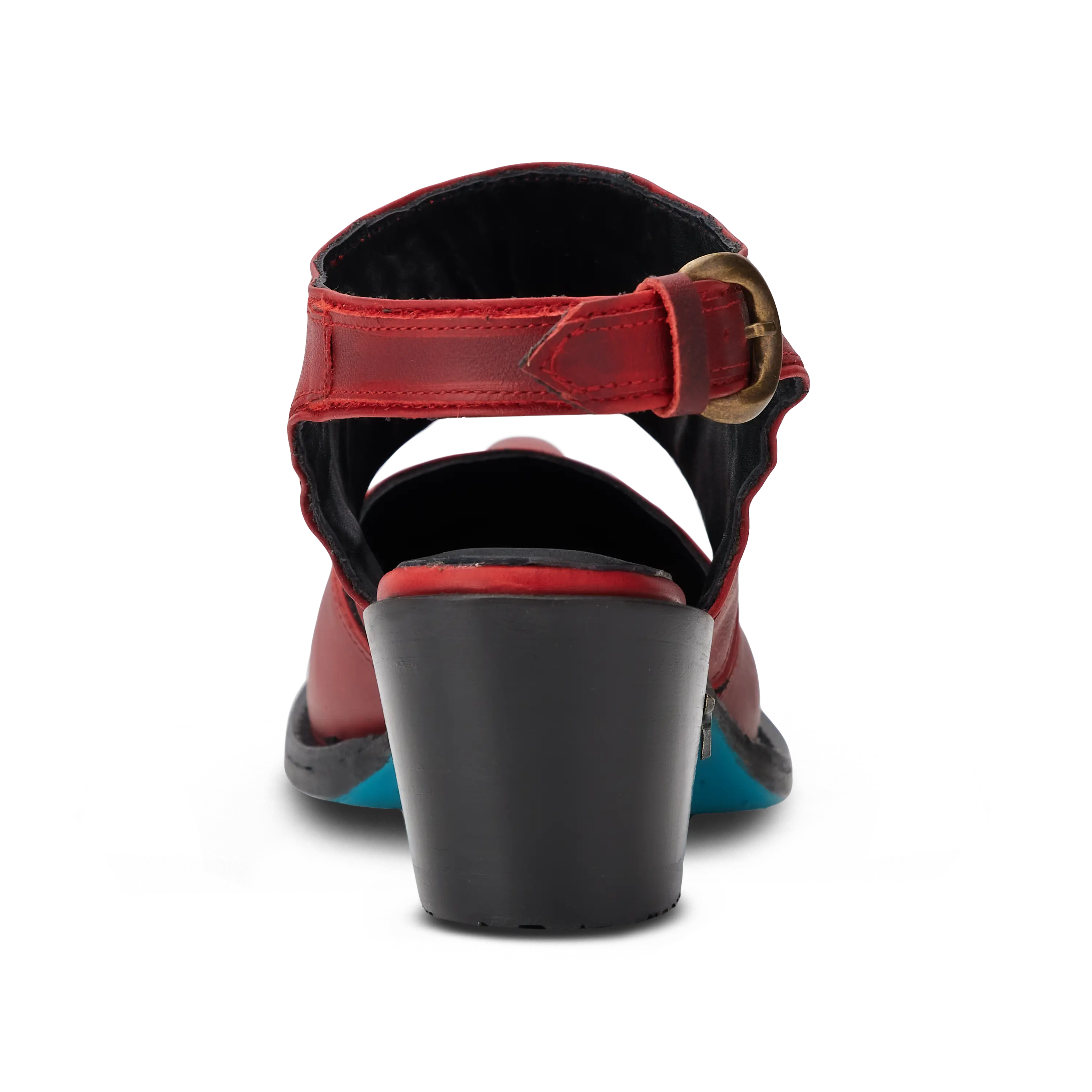 Plain Jane Slingback Mule - Smoldering Ruby Mule Western Fashion by Lane