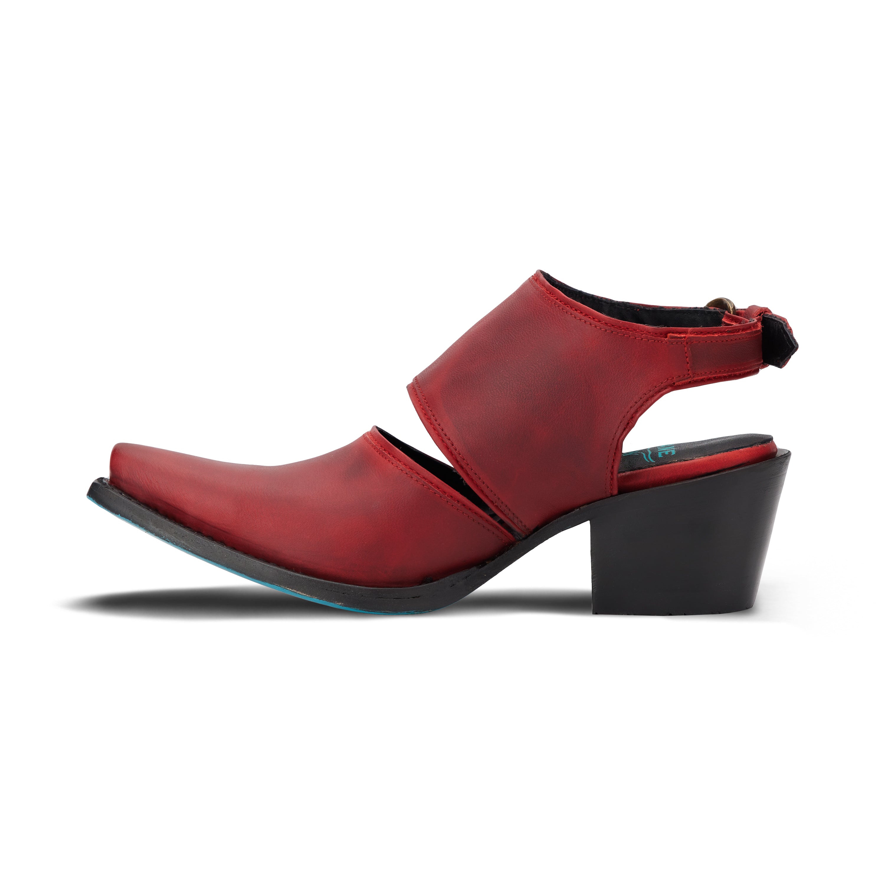 Plain Jane Slingback Mule - Smoldering Ruby Mule Western Fashion by Lane