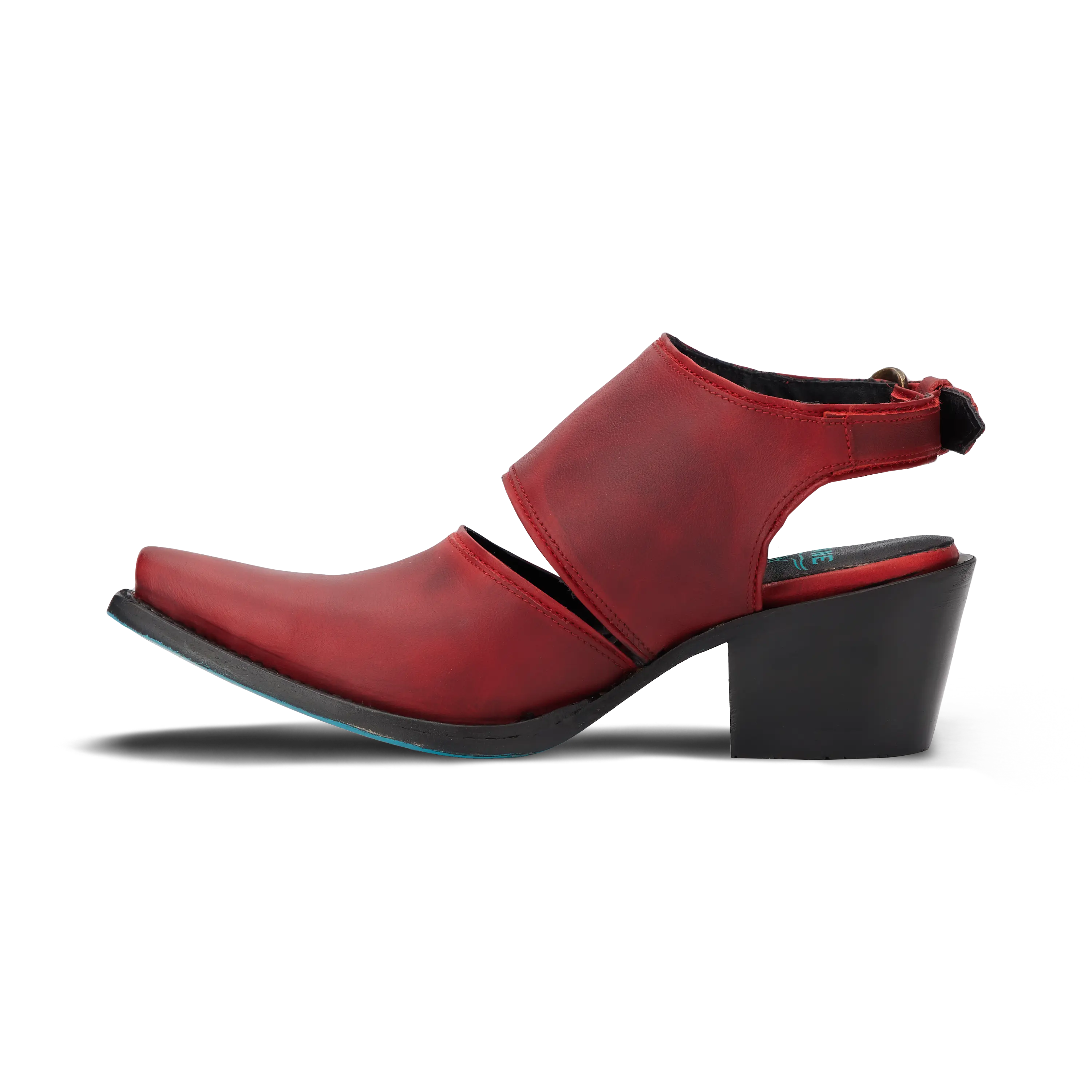 Plain Jane Slingback Mule - Smoldering Ruby Mule Western Fashion by Lane