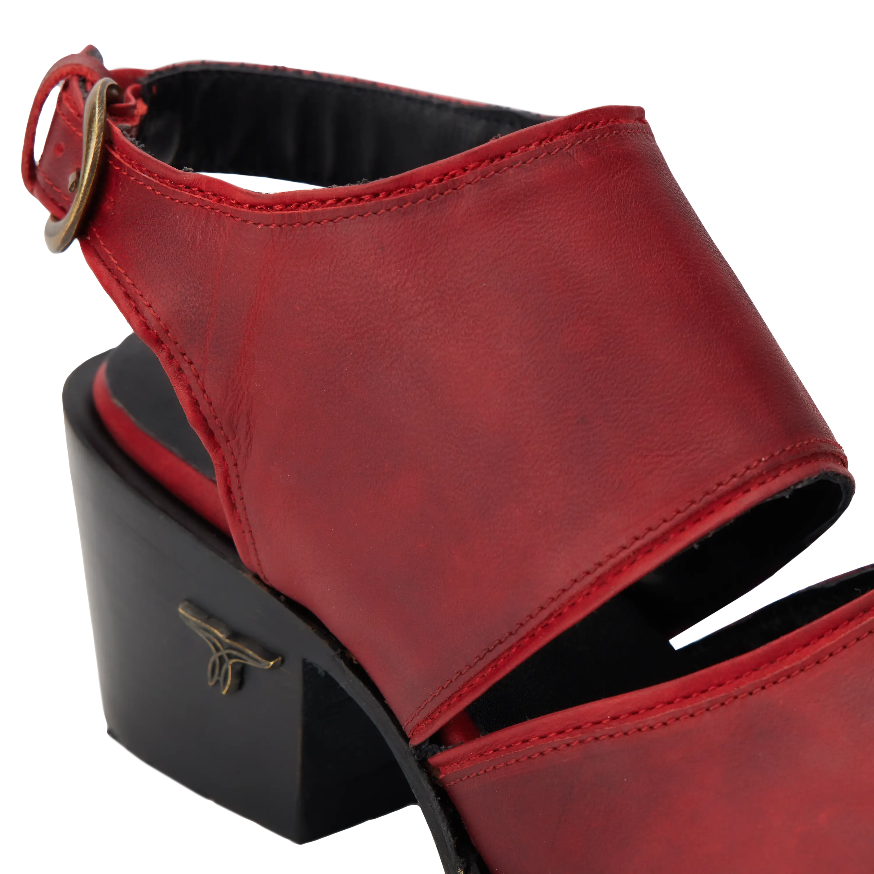 Plain Jane Slingback Mule - Smoldering Ruby Mule Western Fashion by Lane