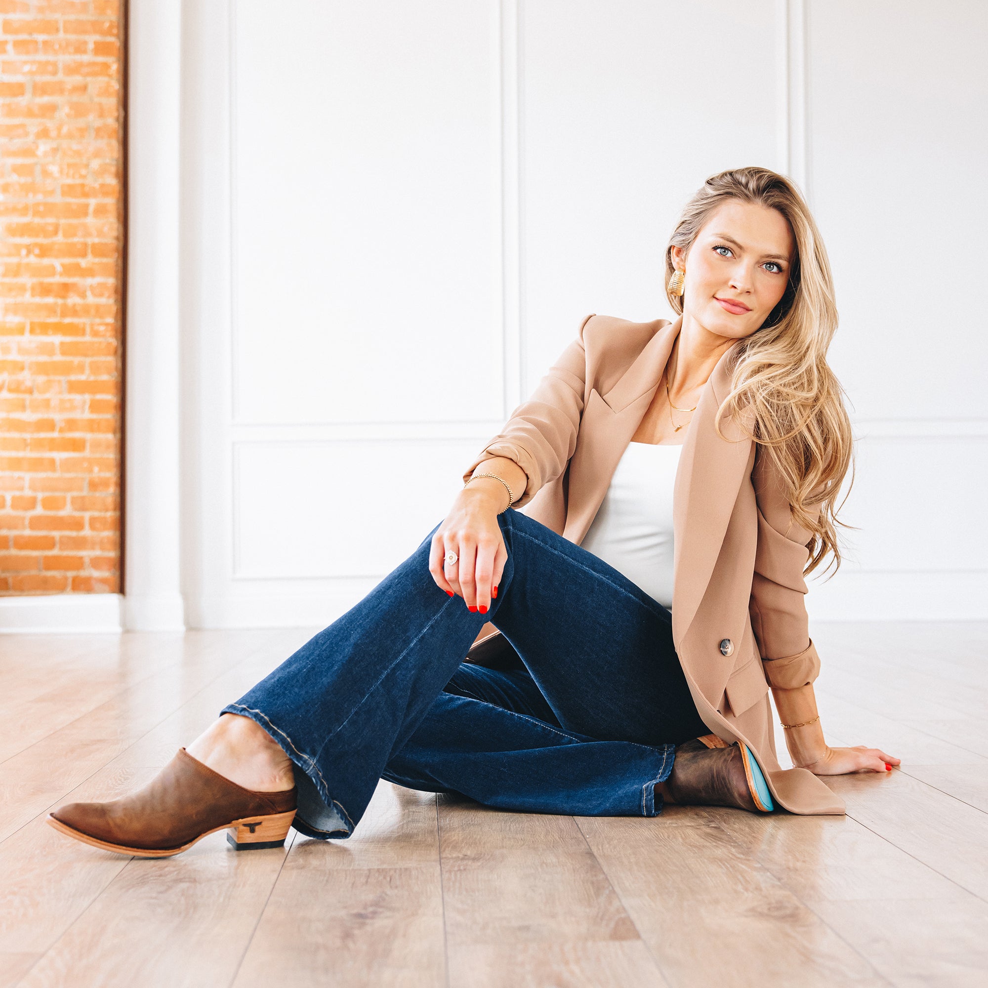 Plain Jane Mule - Burnt Caramel Mule Western Fashion by Lane