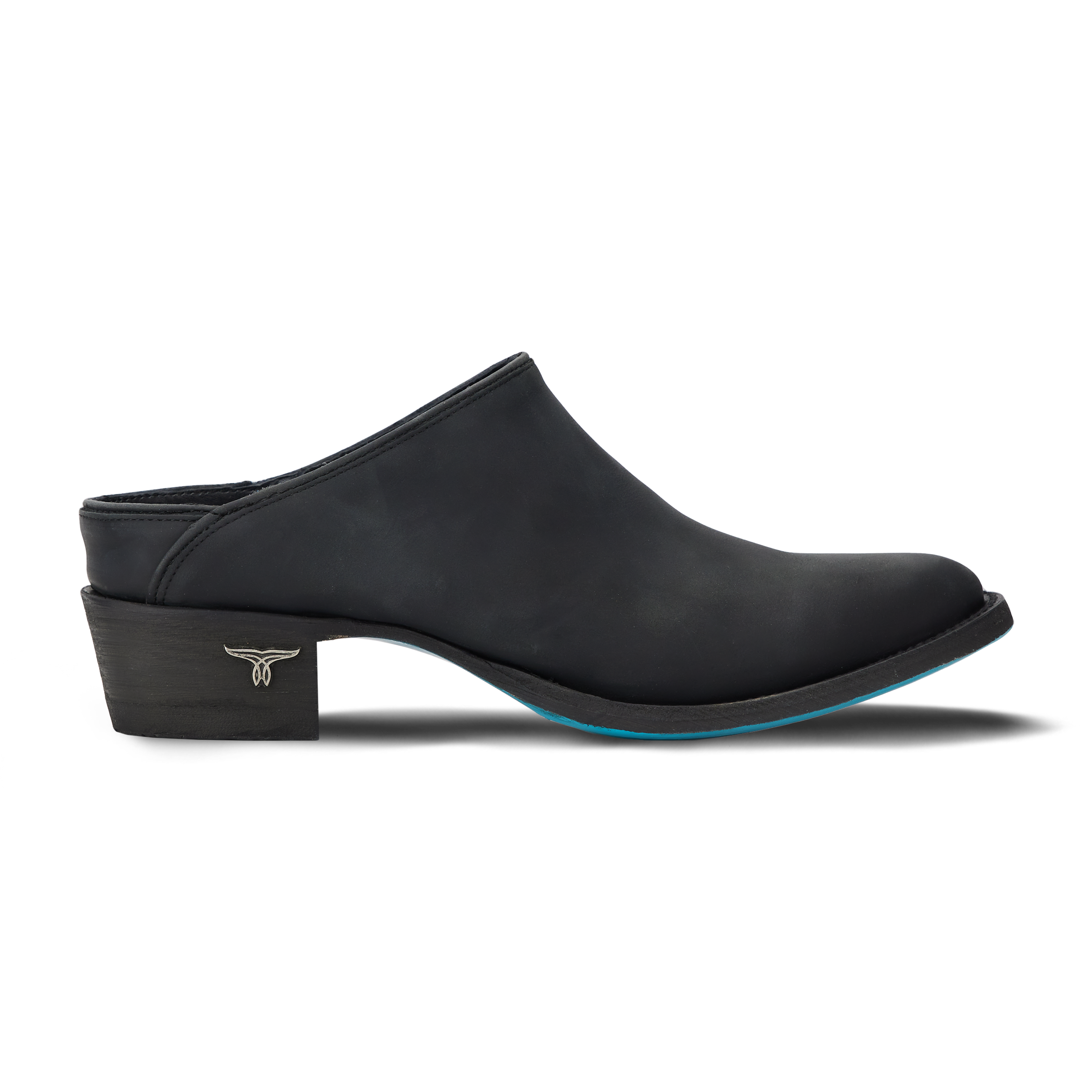 Plain Jane Mule - Matte Black Mule Western Fashion by Lane