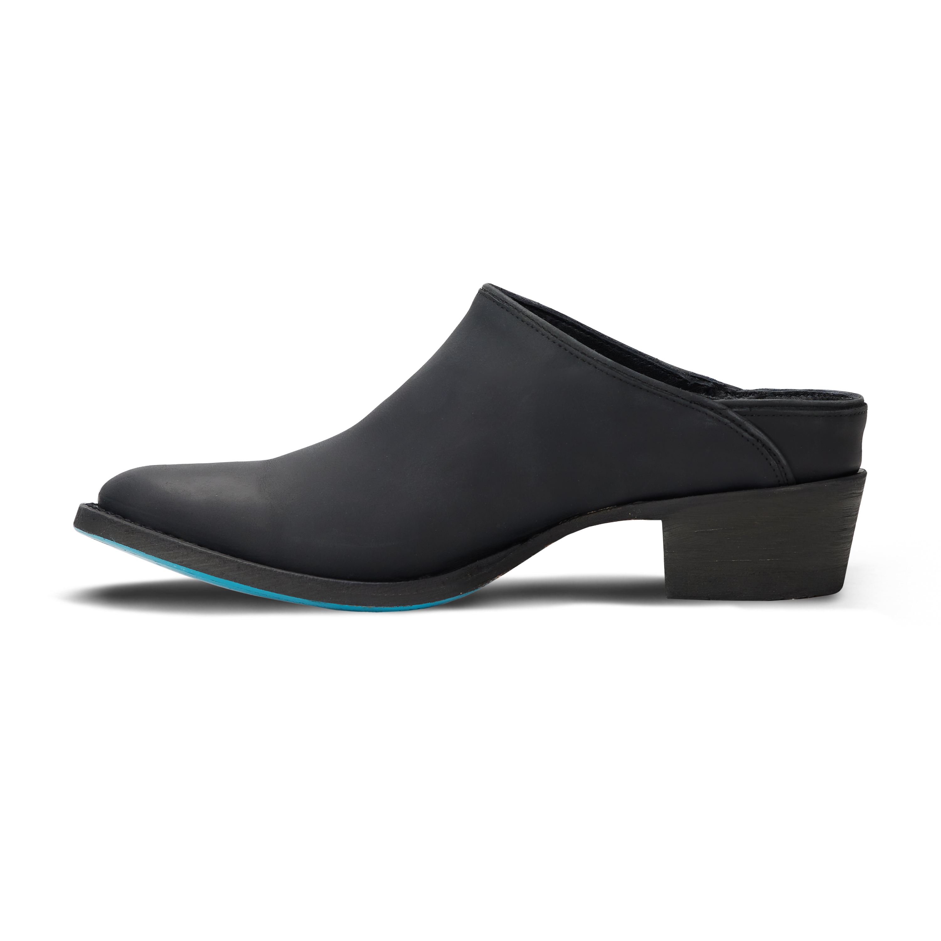Plain Jane Mule - Matte Black Mule Western Fashion by Lane