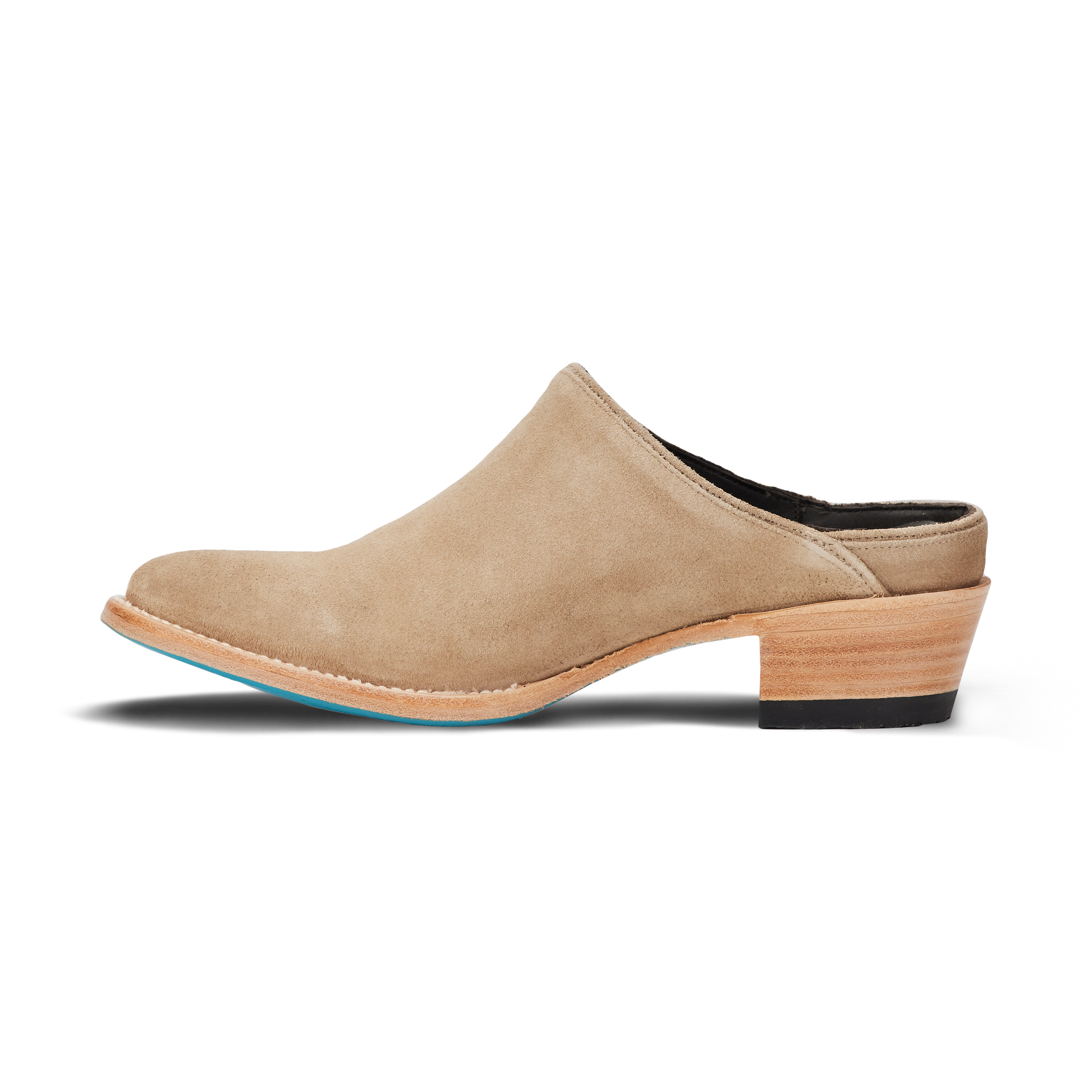 Plain Jane Mule - Latte Suede Mule Western Fashion by Lane