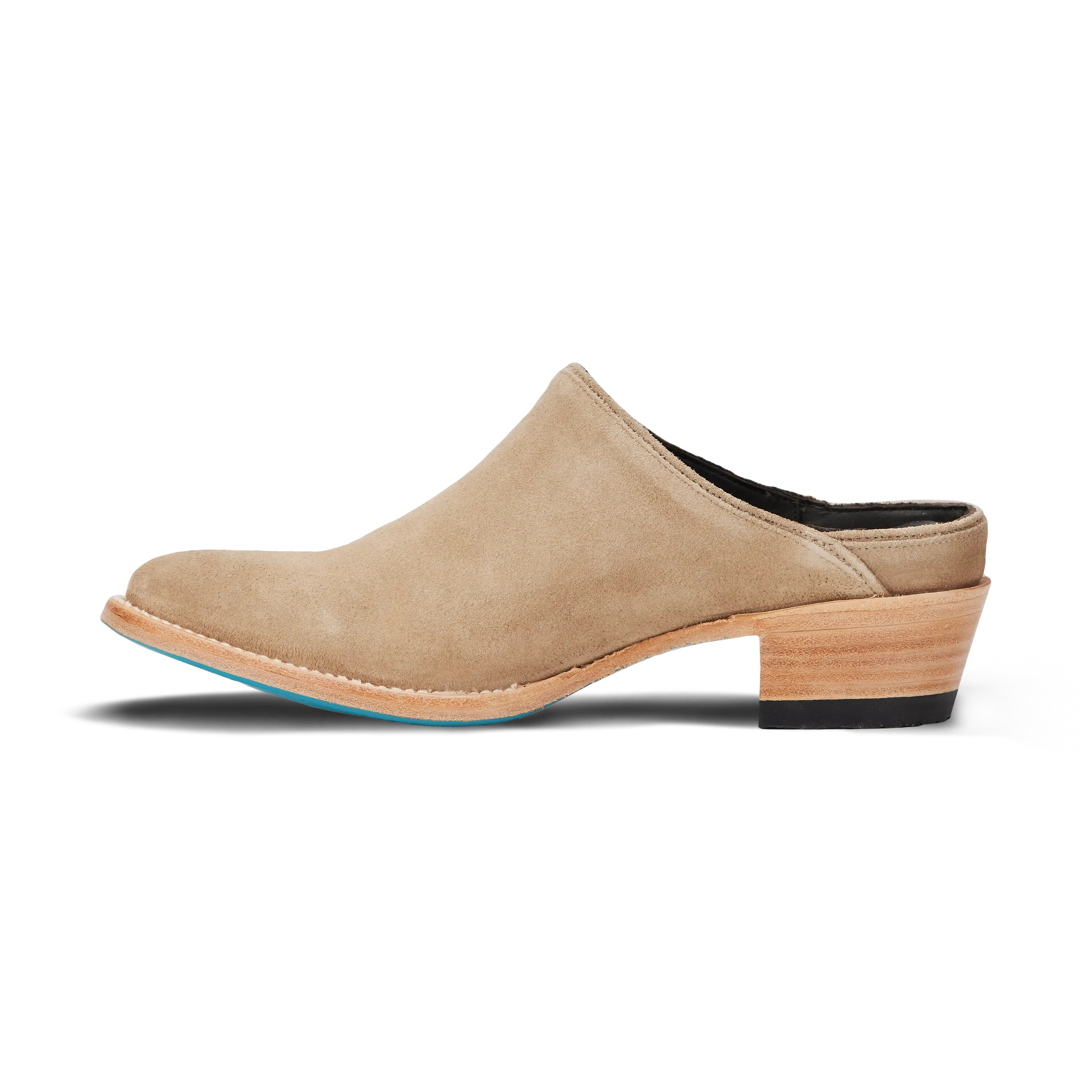 Plain Jane Mule - Latte Suede Mule Western Fashion by Lane