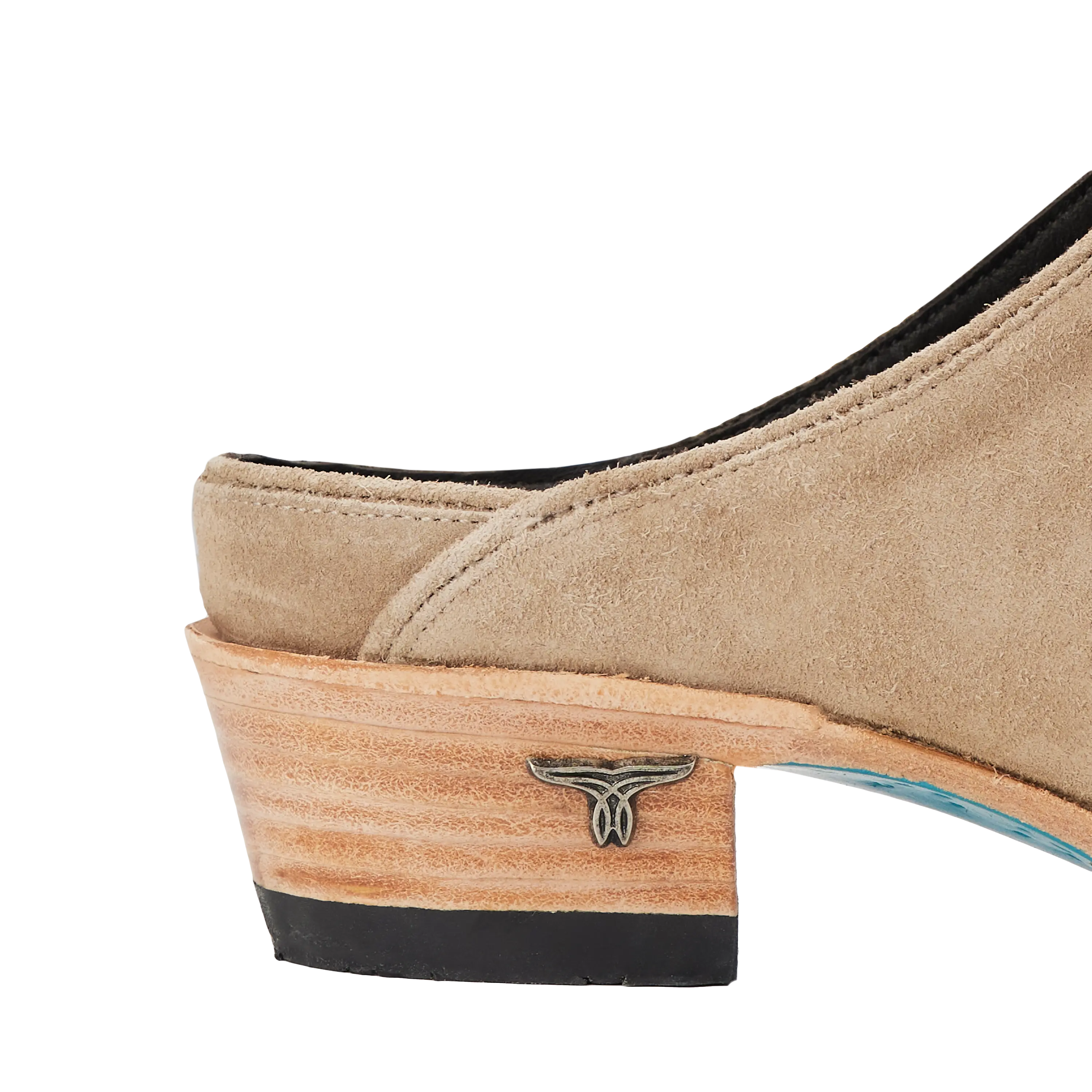 Plain Jane Mule - Latte Suede Mule Western Fashion by Lane