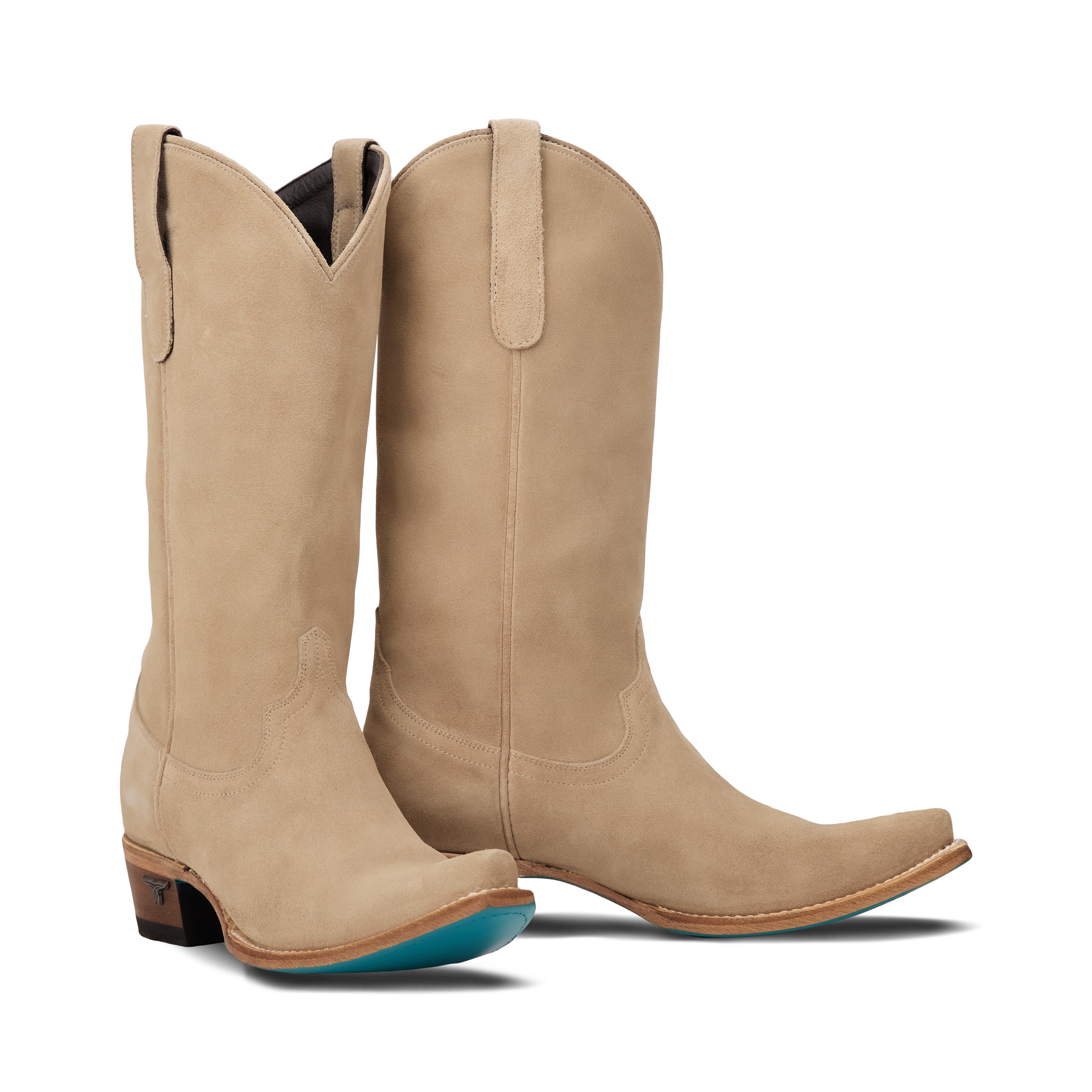 Emma Jane Boot - Latte Suede Ladies Boot Latte Suede Western Fashion by Lane