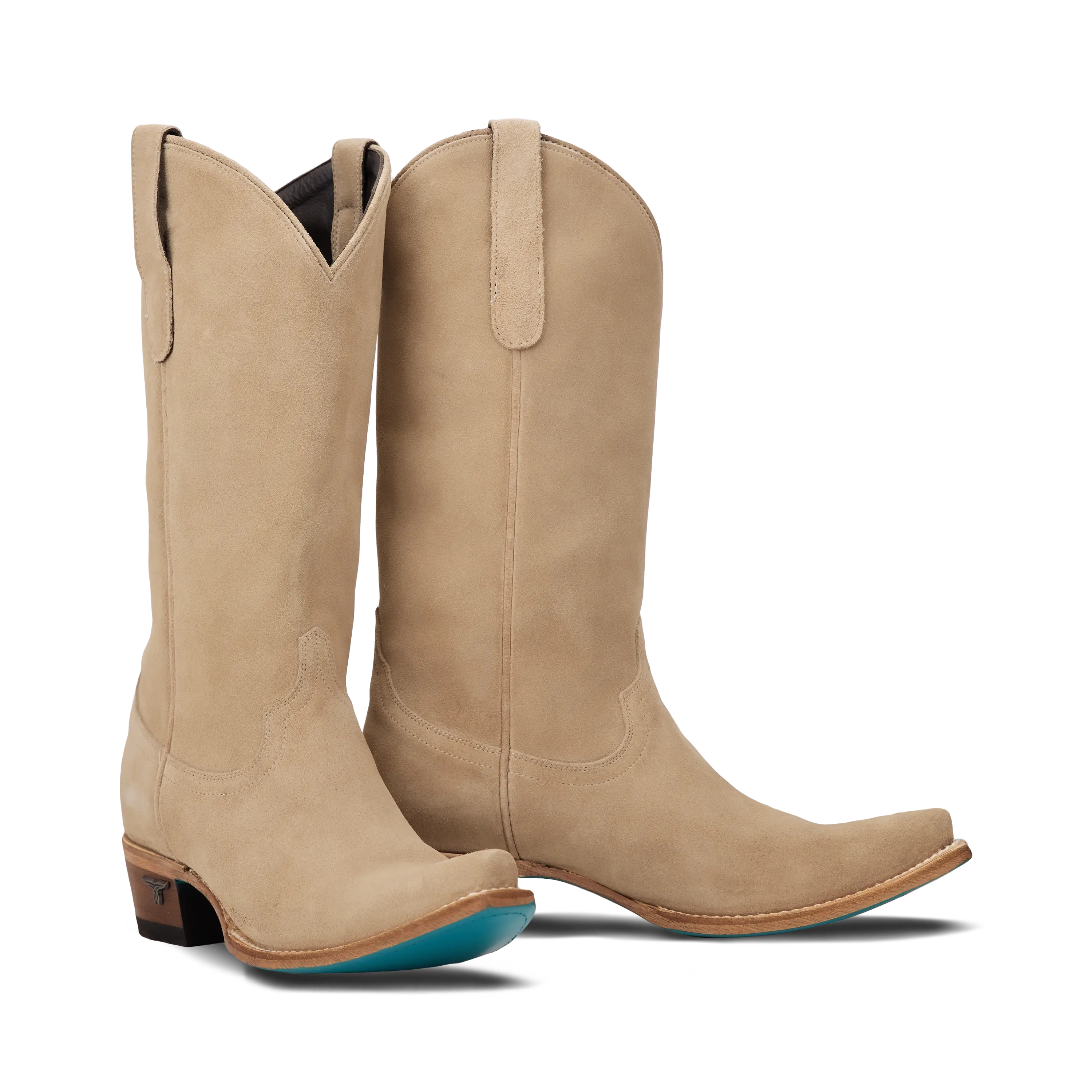 Emma Jane Boot - Latte Suede Ladies Boot Latte Suede Western Fashion by Lane