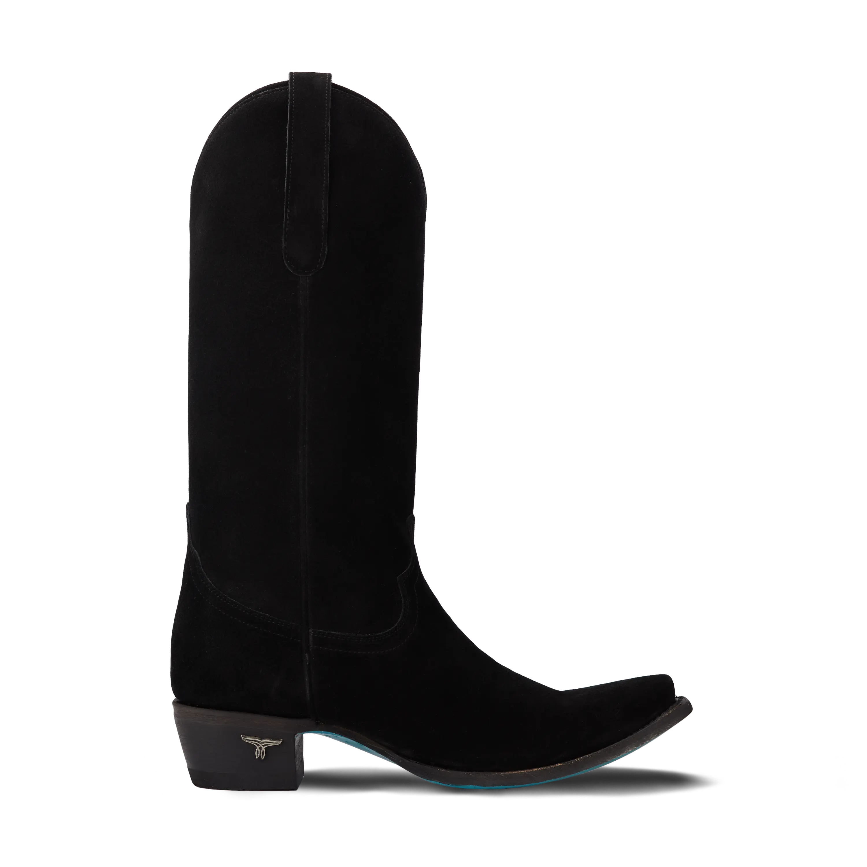Emma Jane Boot - Soft Black Suede Ladies Boot Western Fashion by Lane