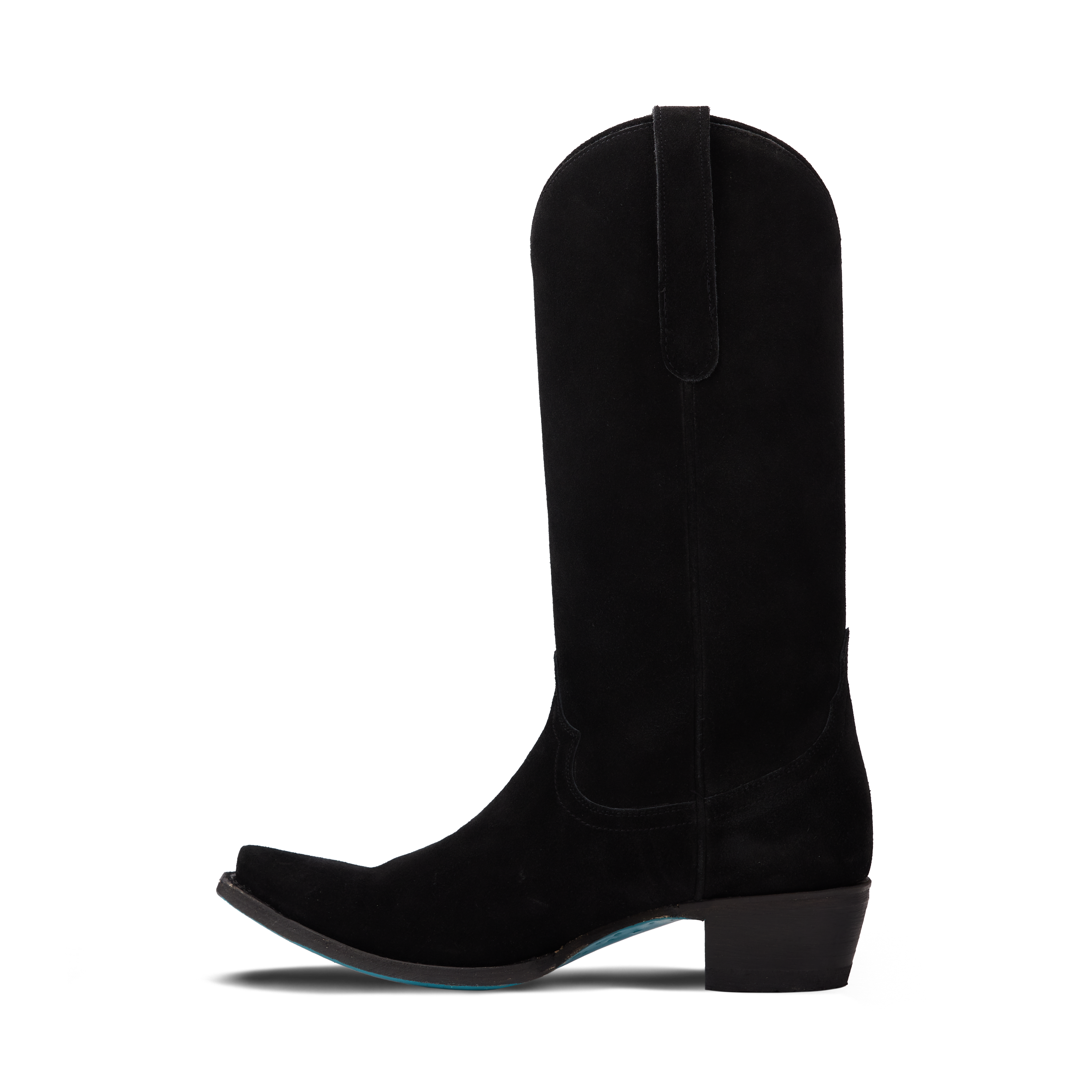Emma Jane Boot - Soft Black Suede Ladies Boot Western Fashion by Lane