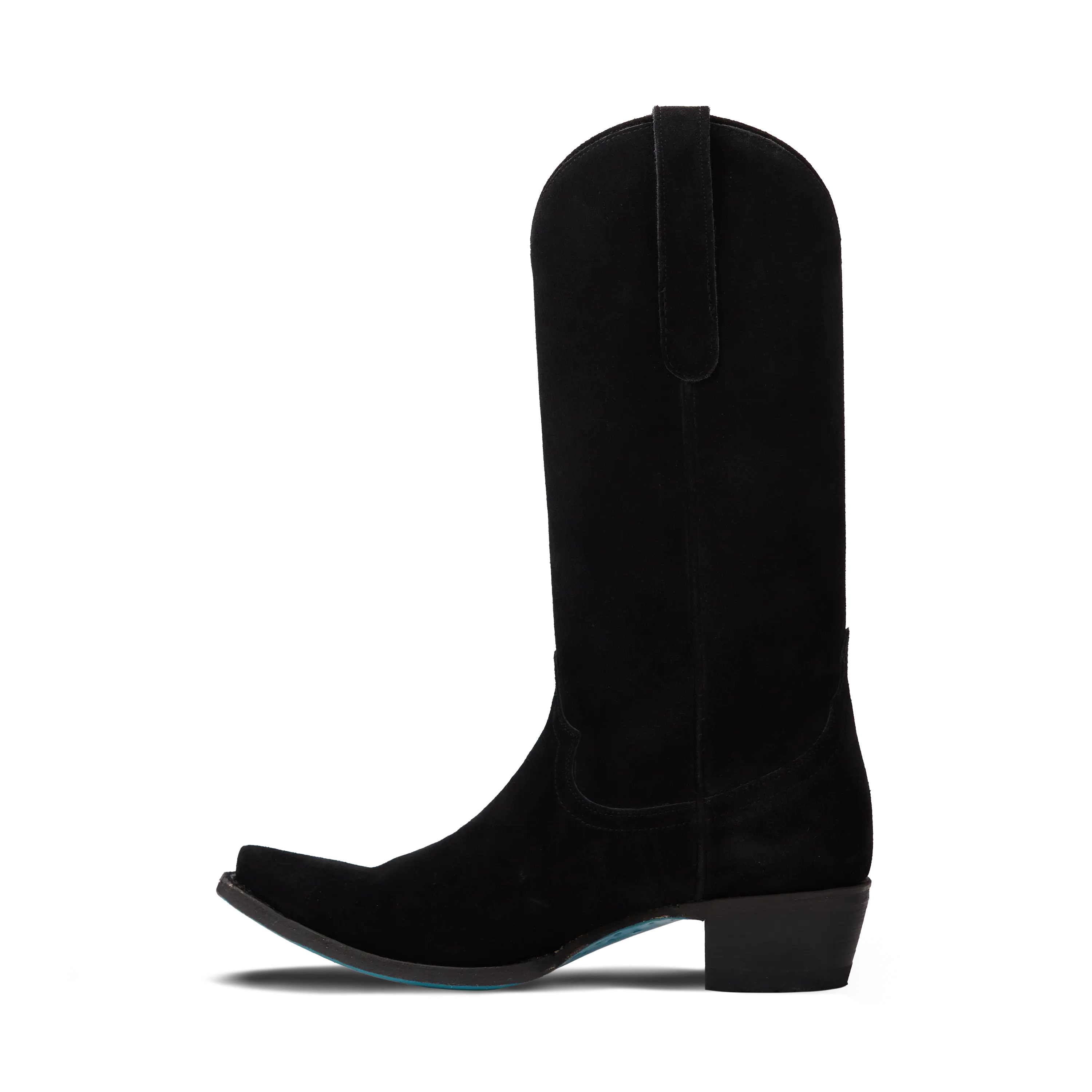 Emma Jane Boot - Soft Black Suede Ladies Boot Western Fashion by Lane