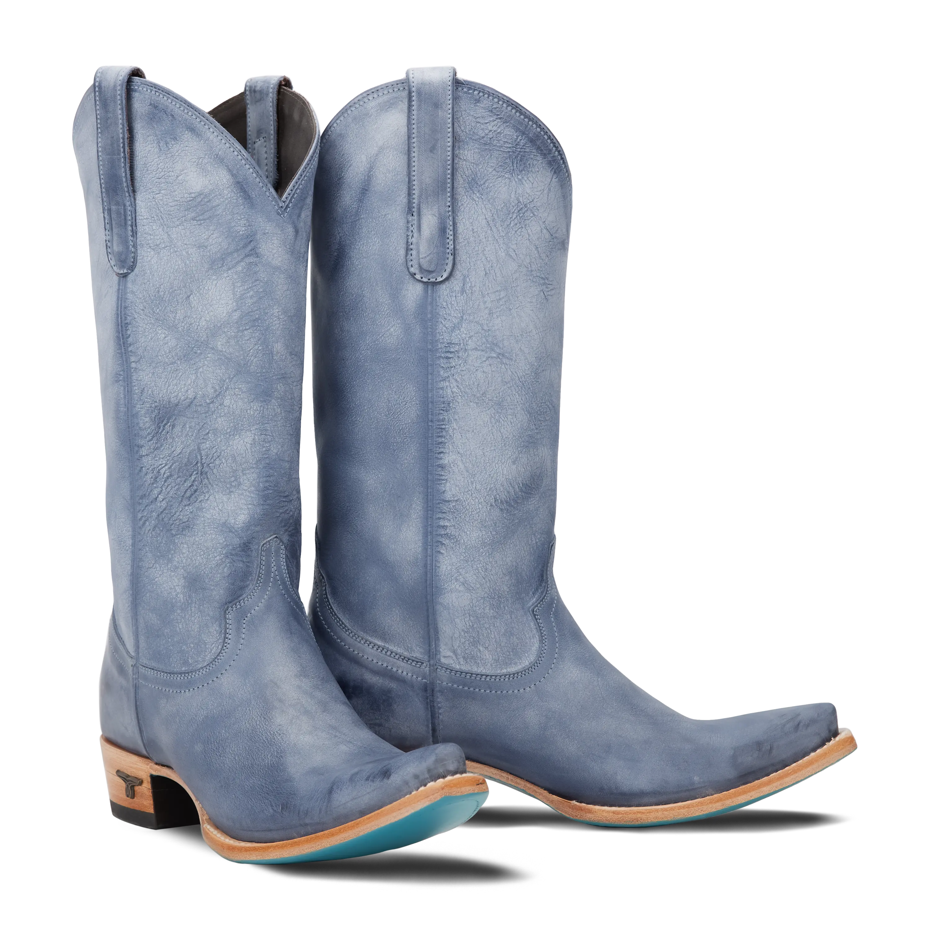 Emma Jane Boot - Washed Denim Ladies Boot Western Fashion by Lane